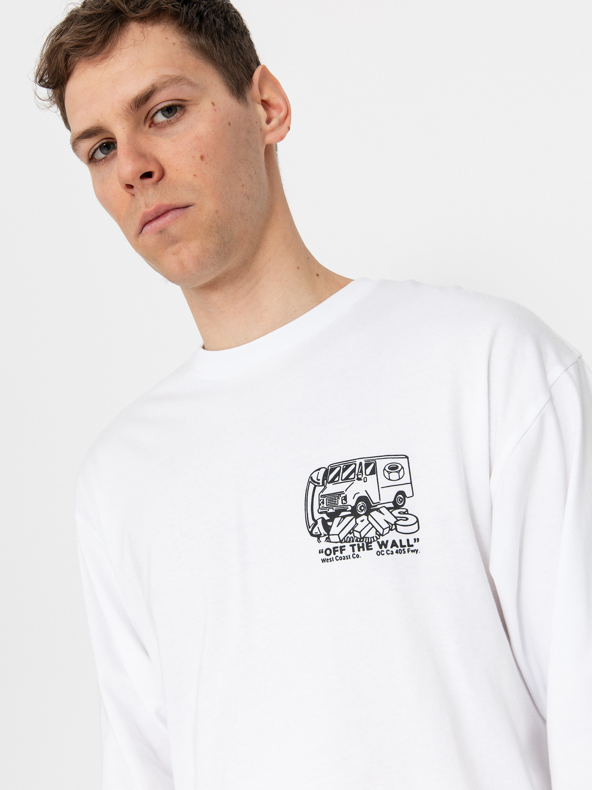 Longsleeve Vans Next Stop (white)