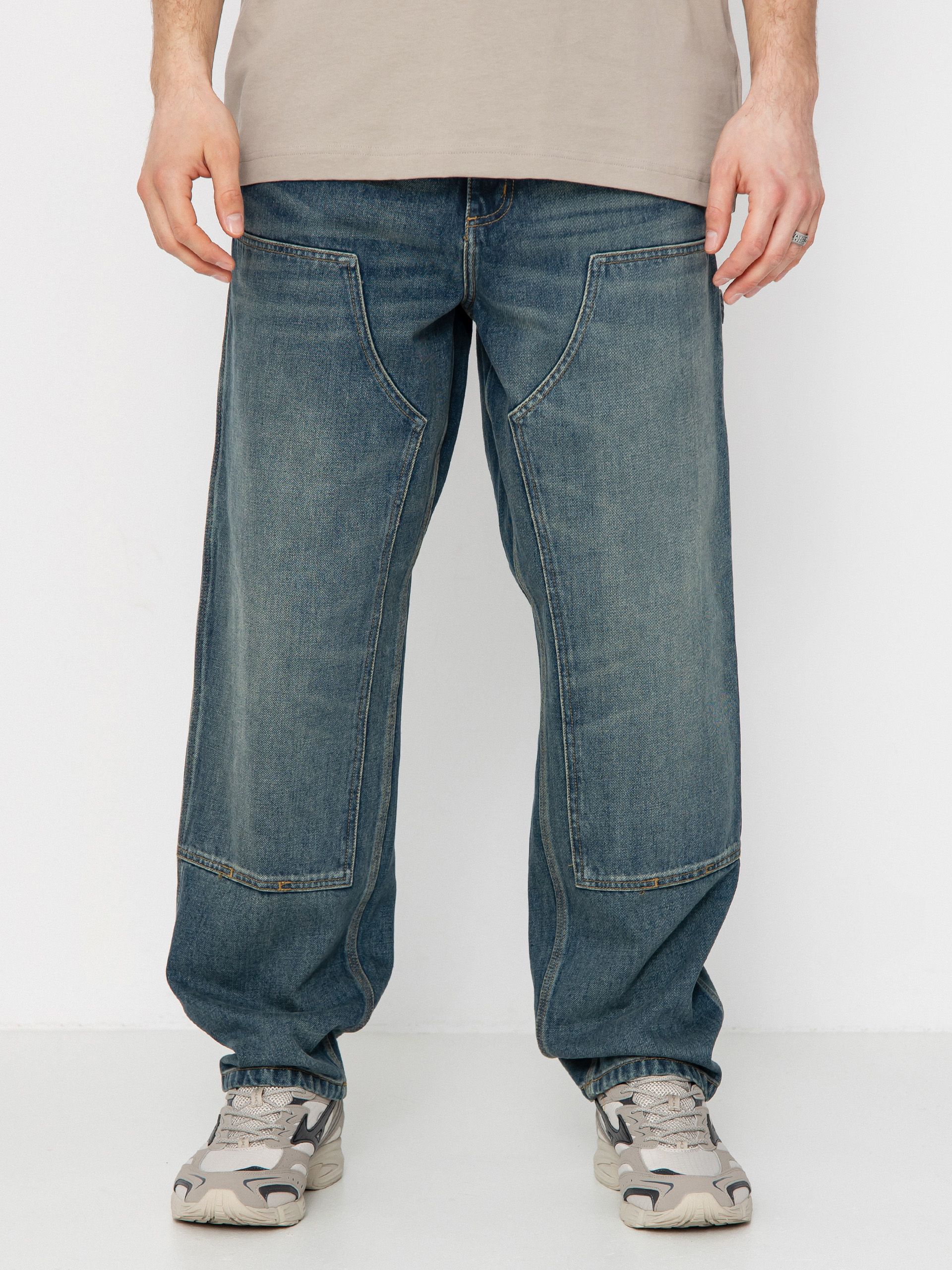 Spodnie Carhartt WIP Double Knee (blue)