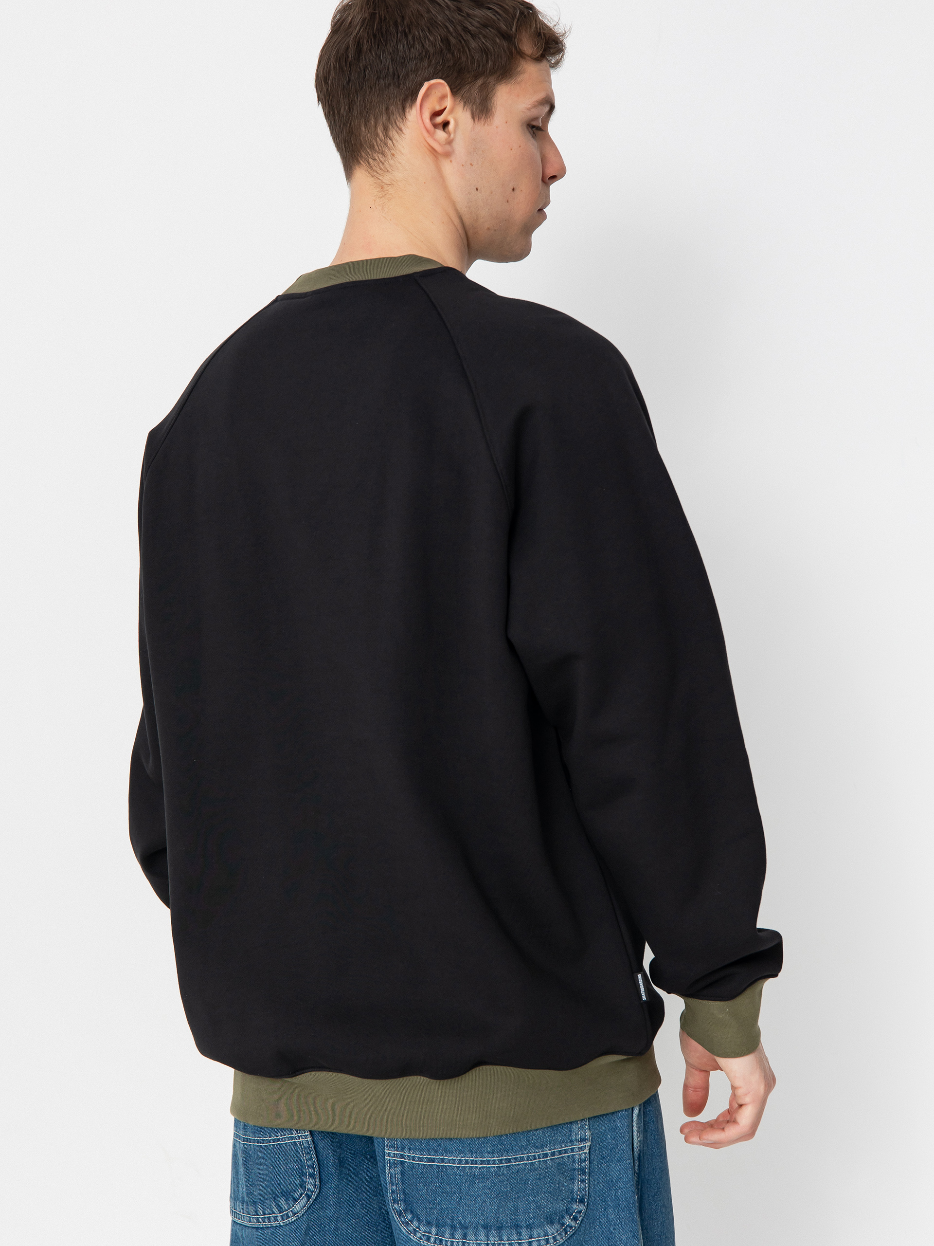 Bluza adidas Star Wheel Crew (black/olistr)