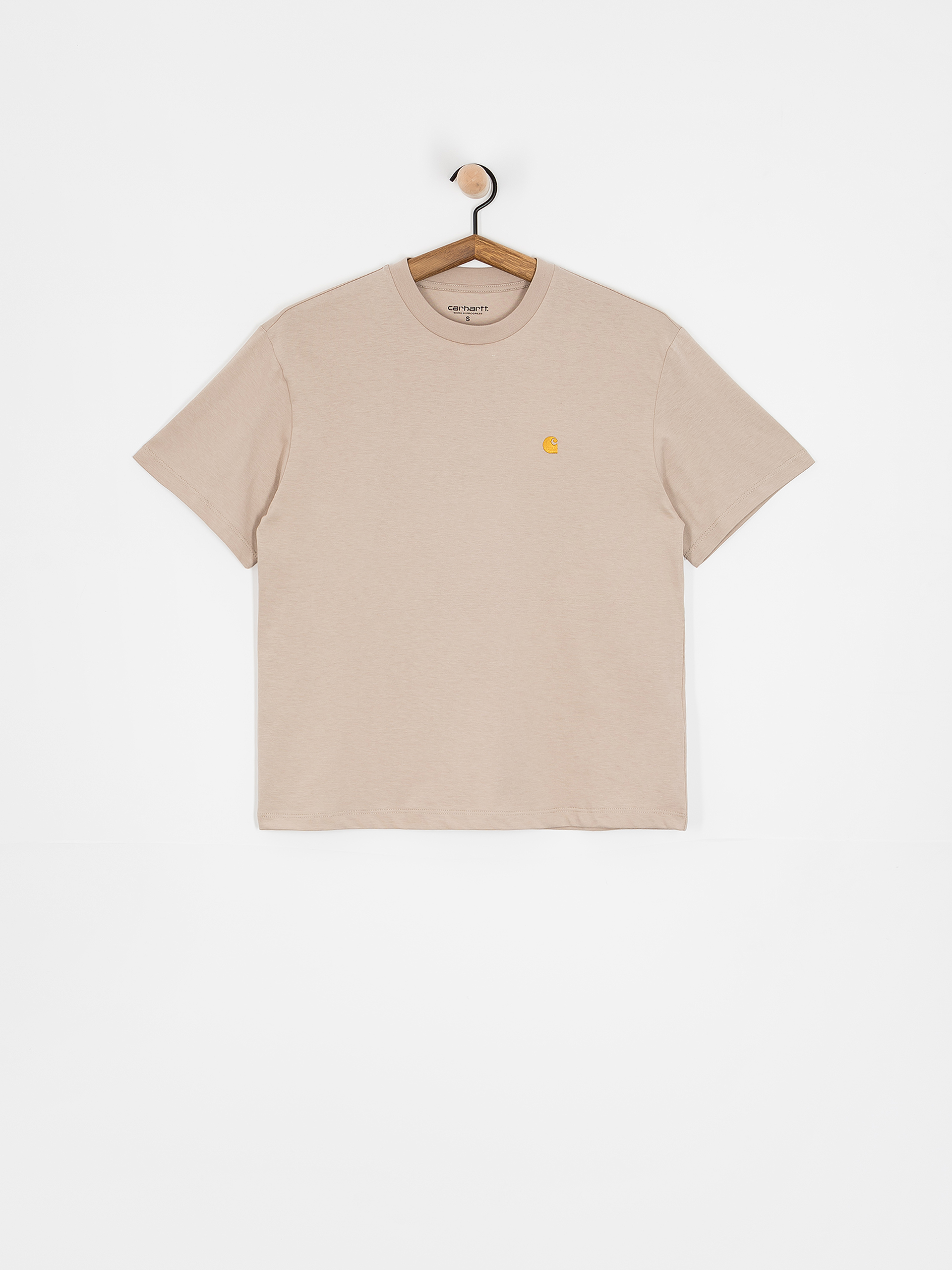 T-shirt Carhartt WIP Chase Wmn (dusky beige/gold)