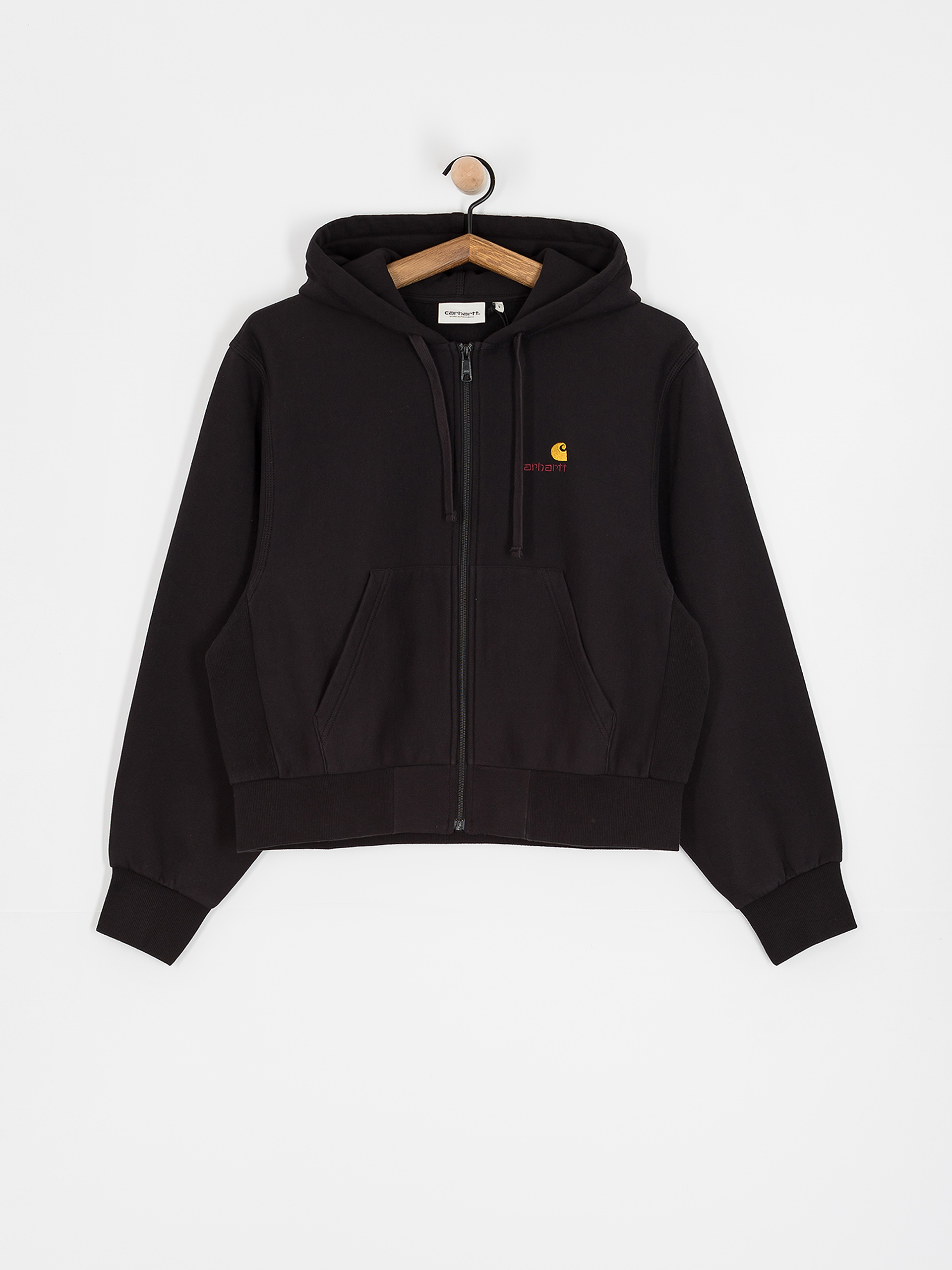 Bluza z kapturem Carhartt WIP American Script ZHD Wmn (black)