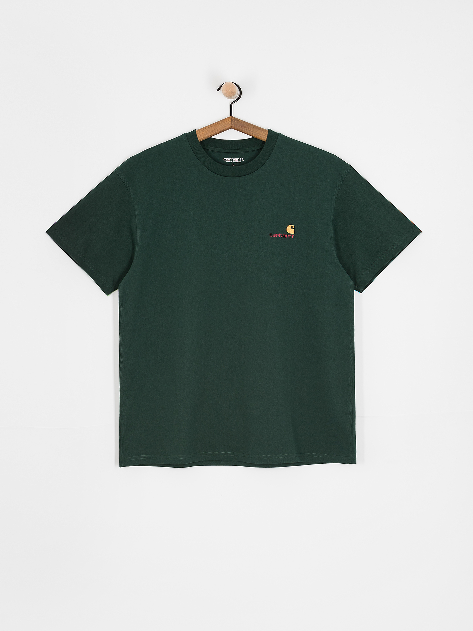 T-shirt Carhartt WIP American Script (conifer)