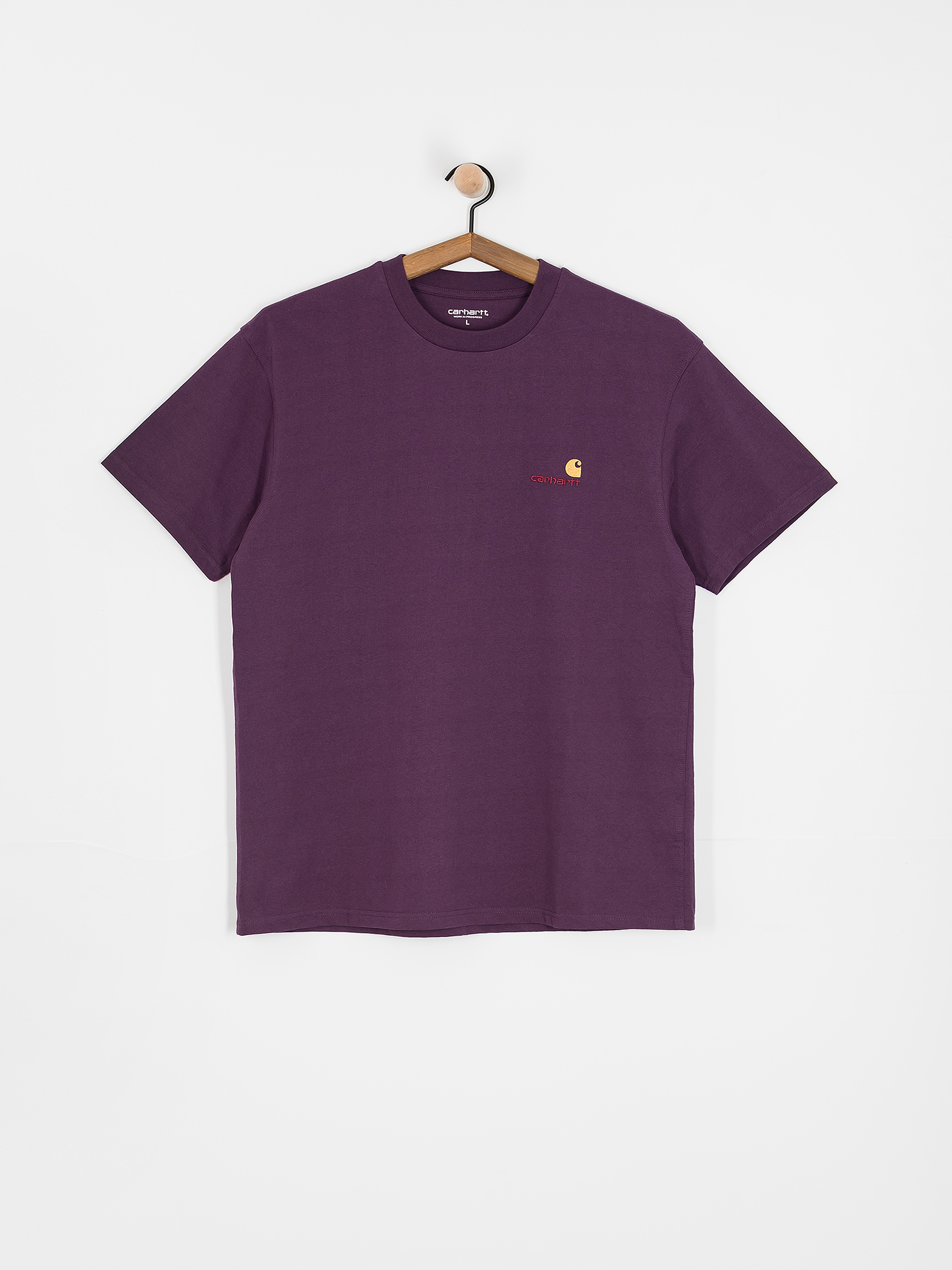 T-shirt Carhartt WIP American Script (huckleberry)