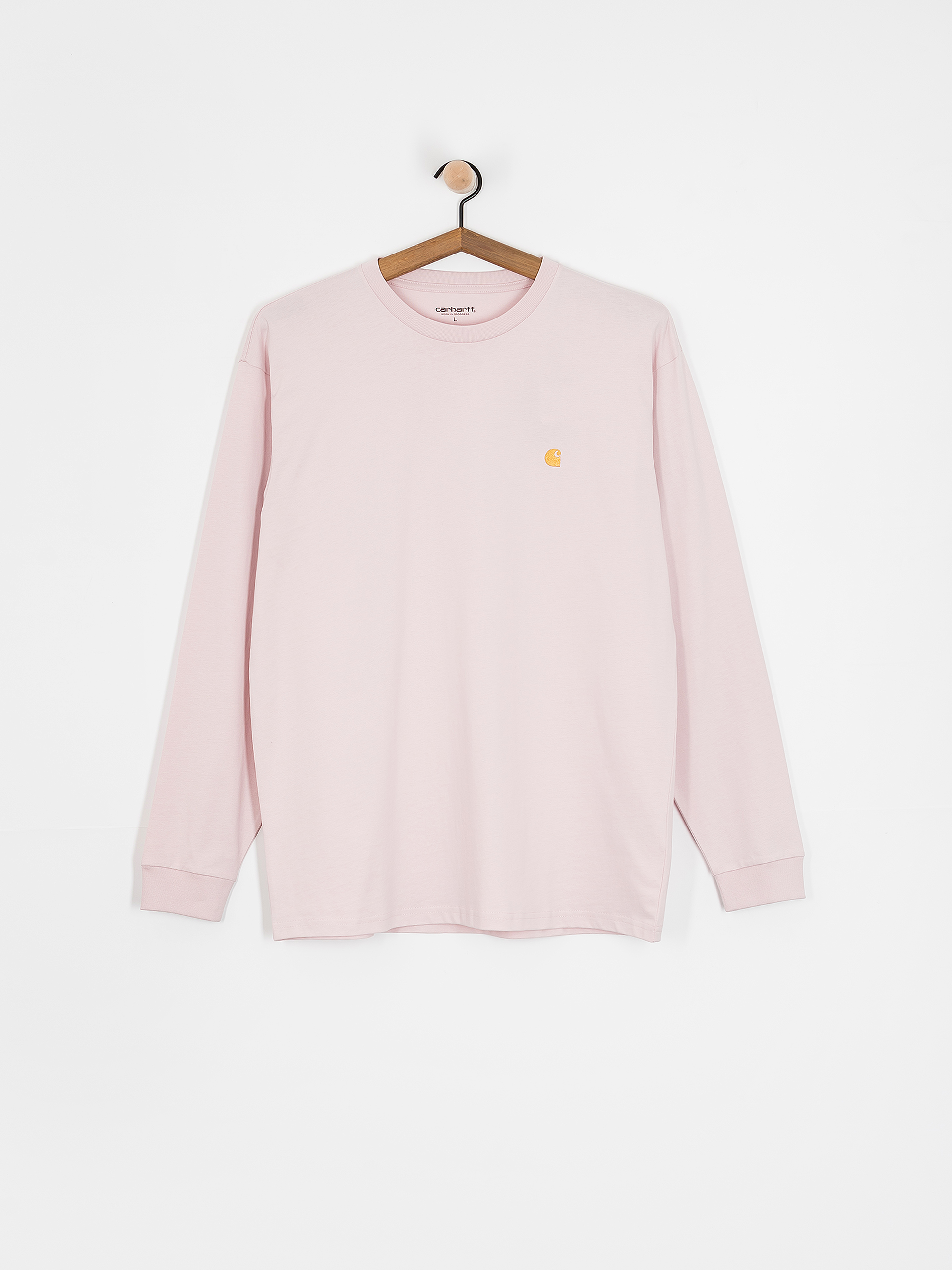 Longsleeve Carhartt WIP Chase (air pink/gold)