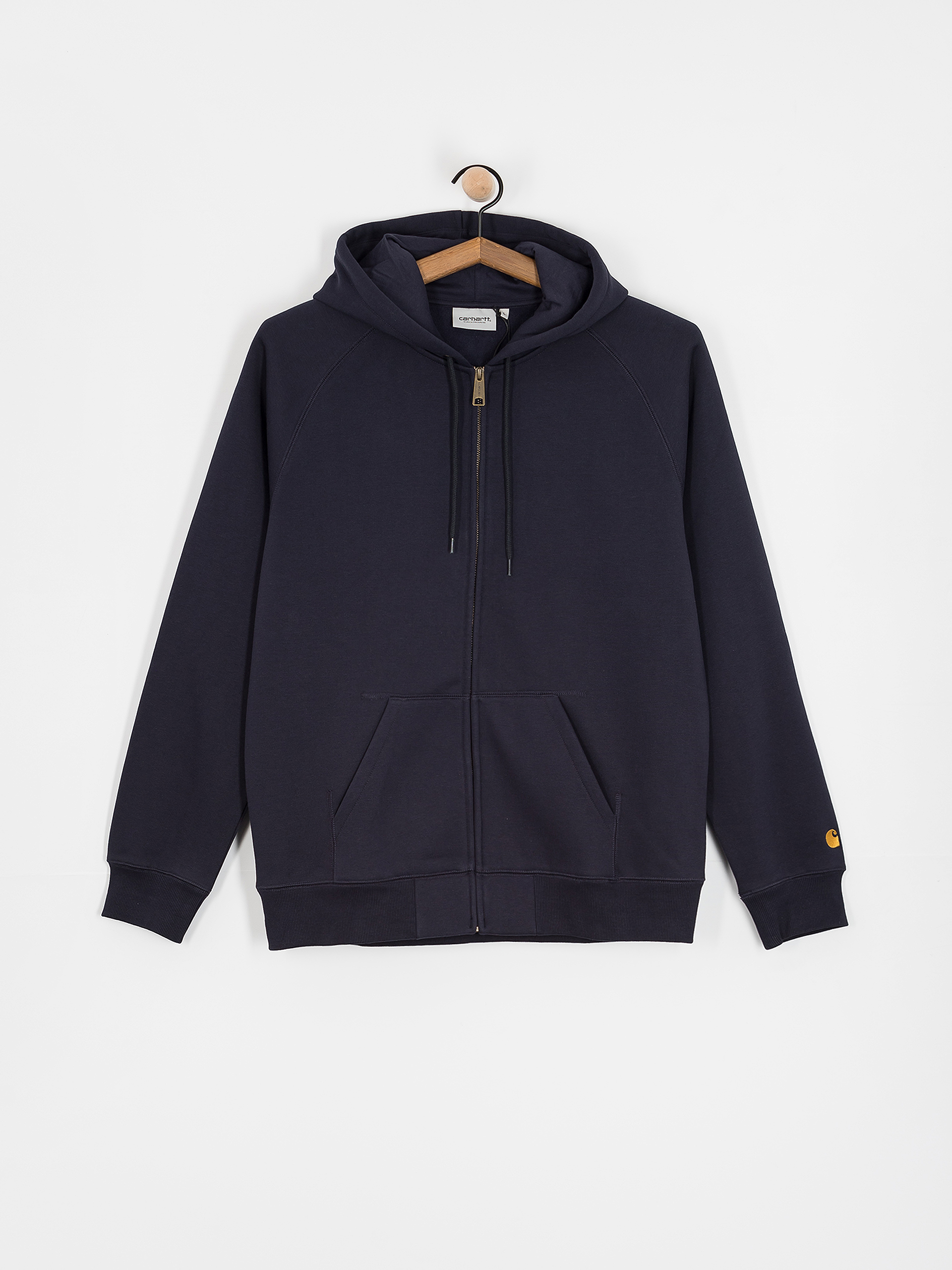 Bluza z kapturem Carhartt WIP Chase ZHD (dark navy/gold)