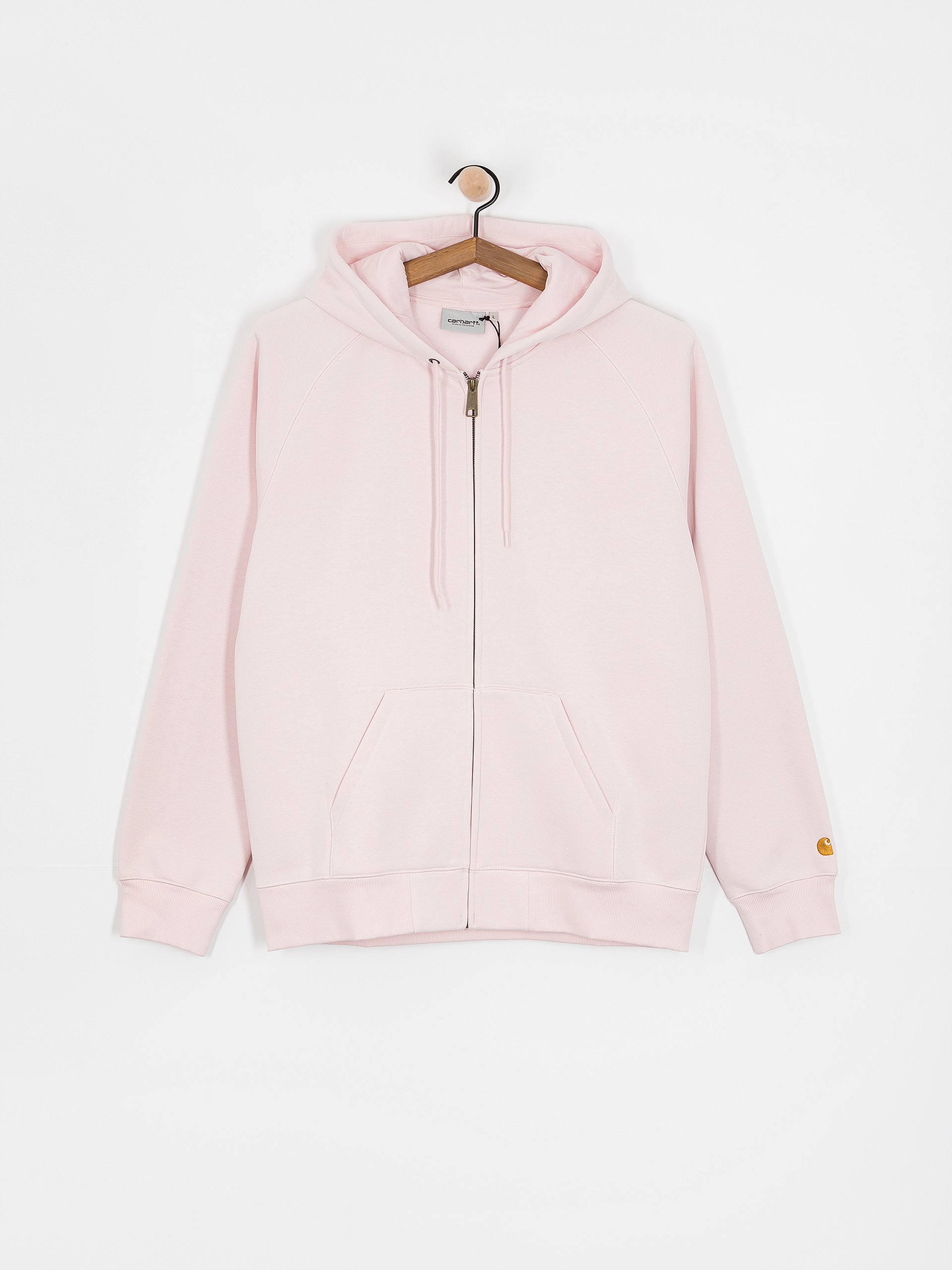 Bluza z kapturem Carhartt WIP Chase ZHD (air pink/gold)