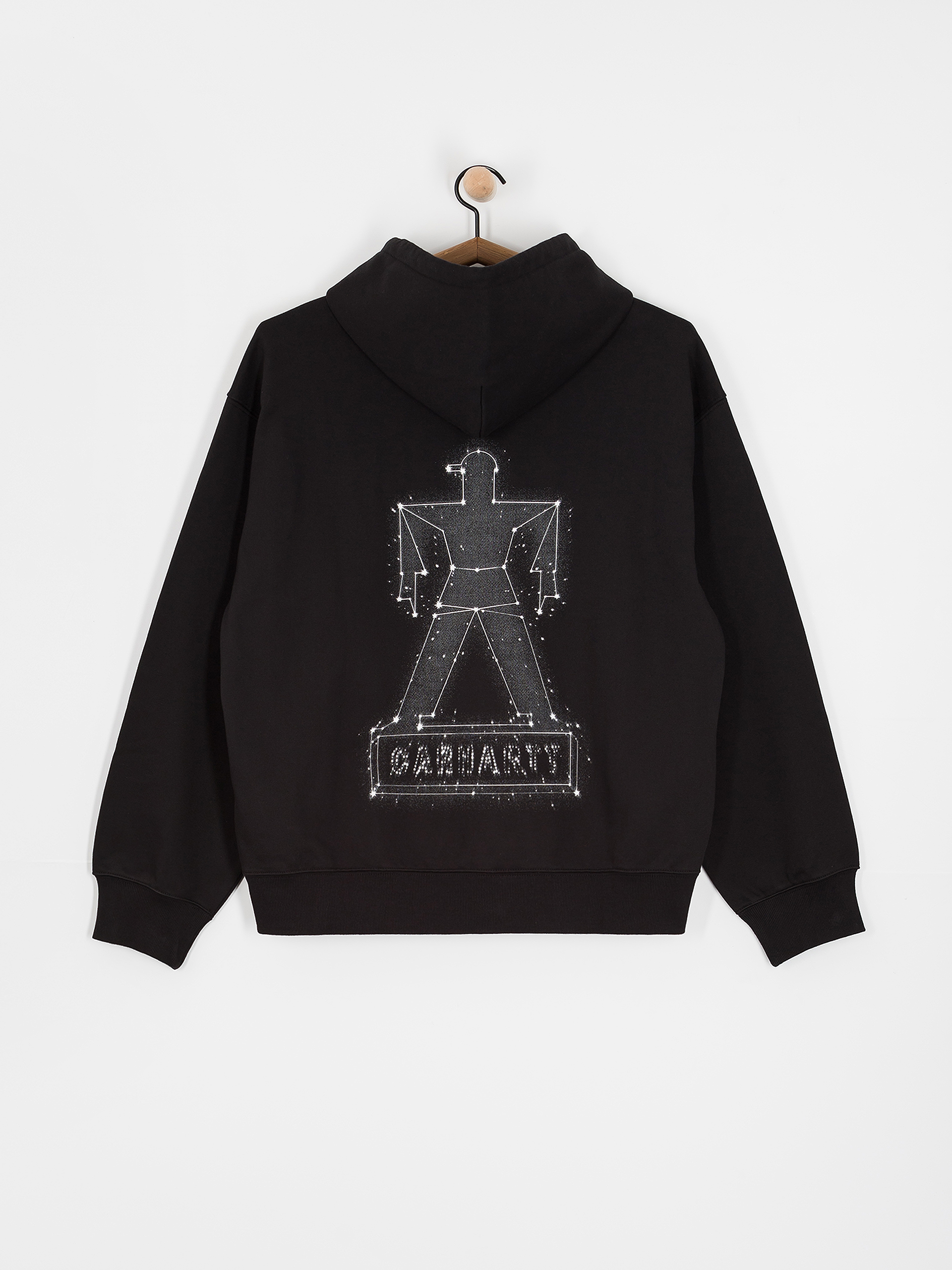 Bluza z kapturem Carhartt WIP Stargazer HD (black/white)