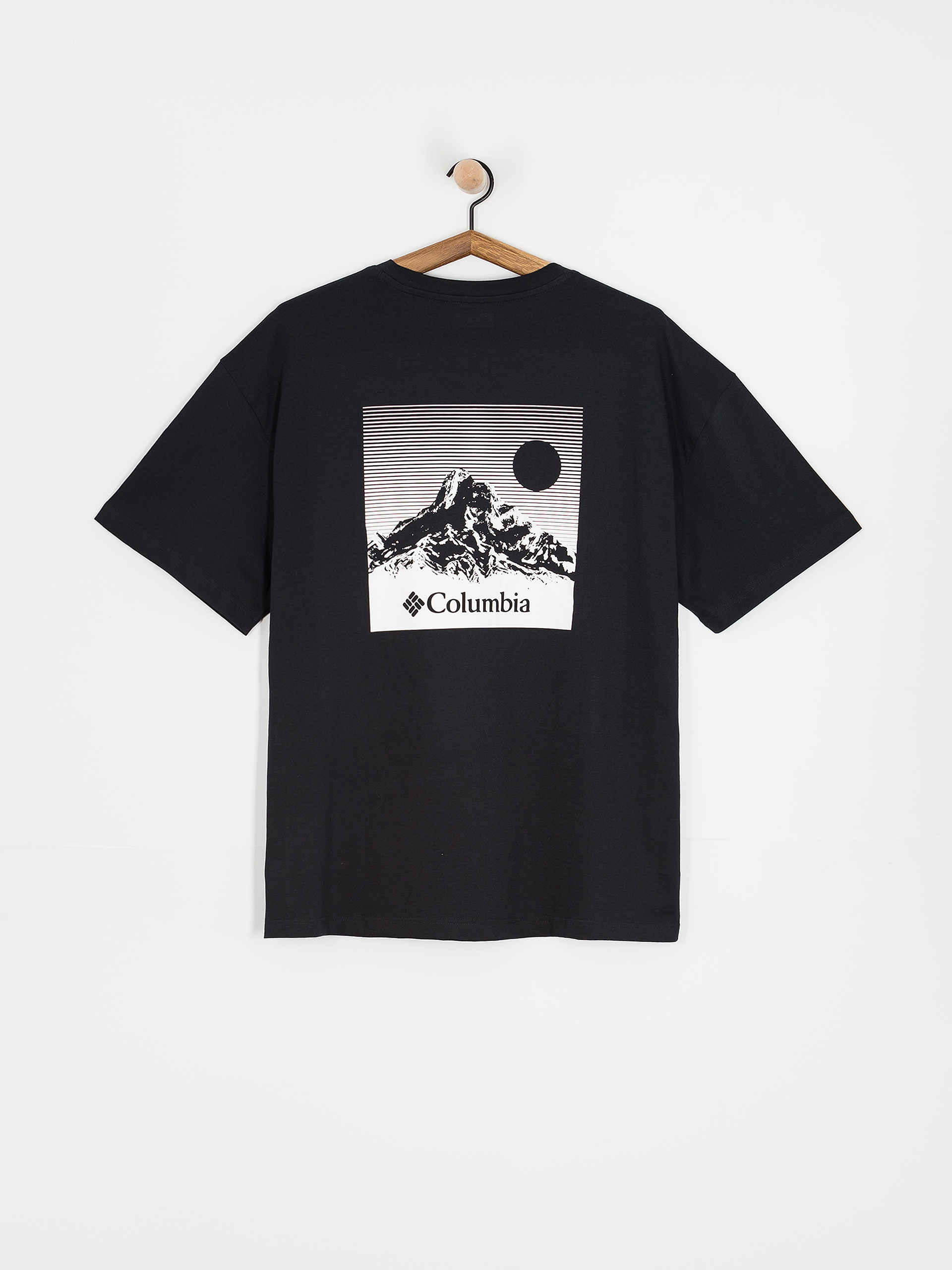 T-shirt Columbia Black Butte Graphic (black/linear v)