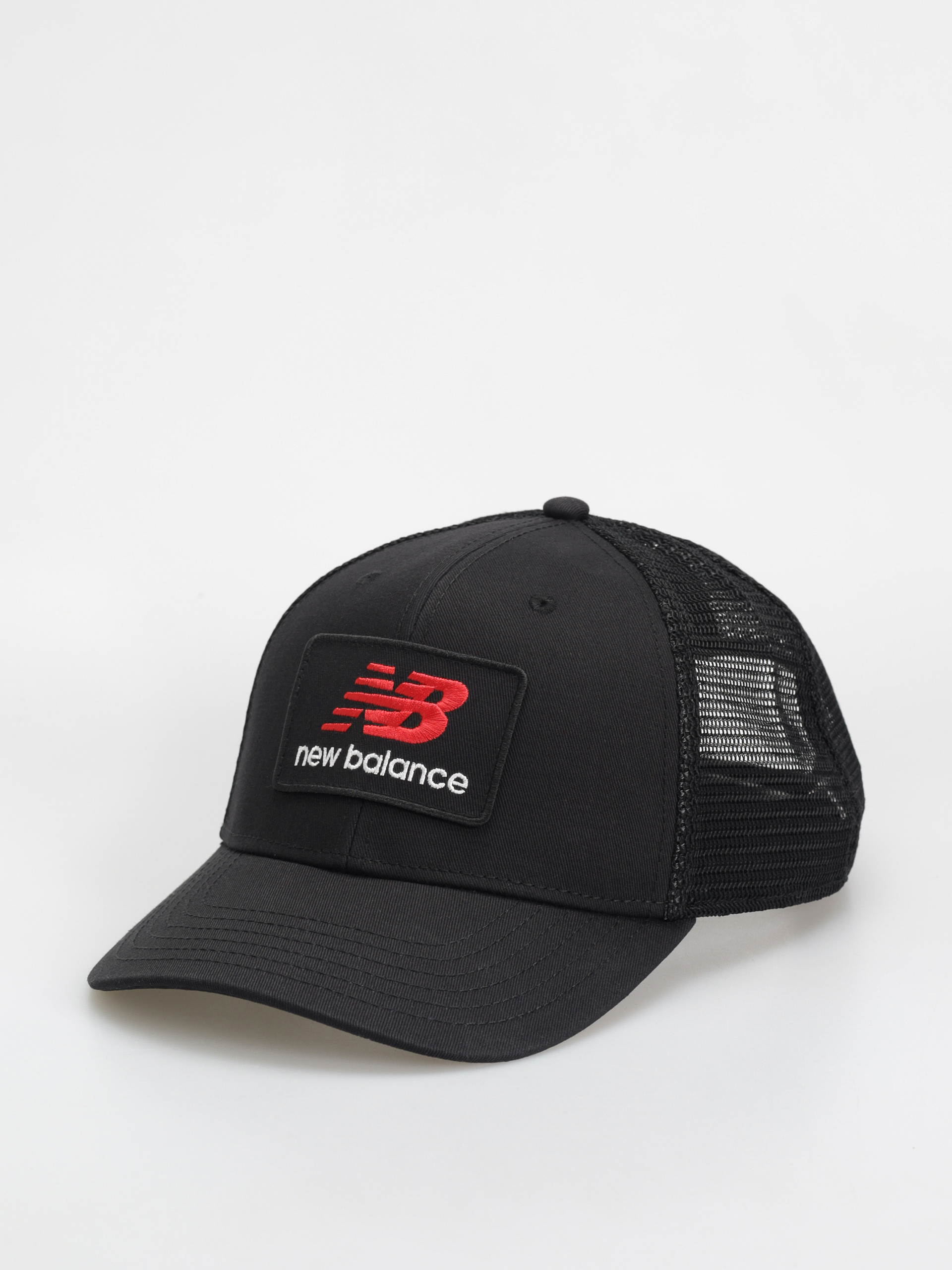 Czapka z daszkiem New Balance Stacked Patch Logo (black)