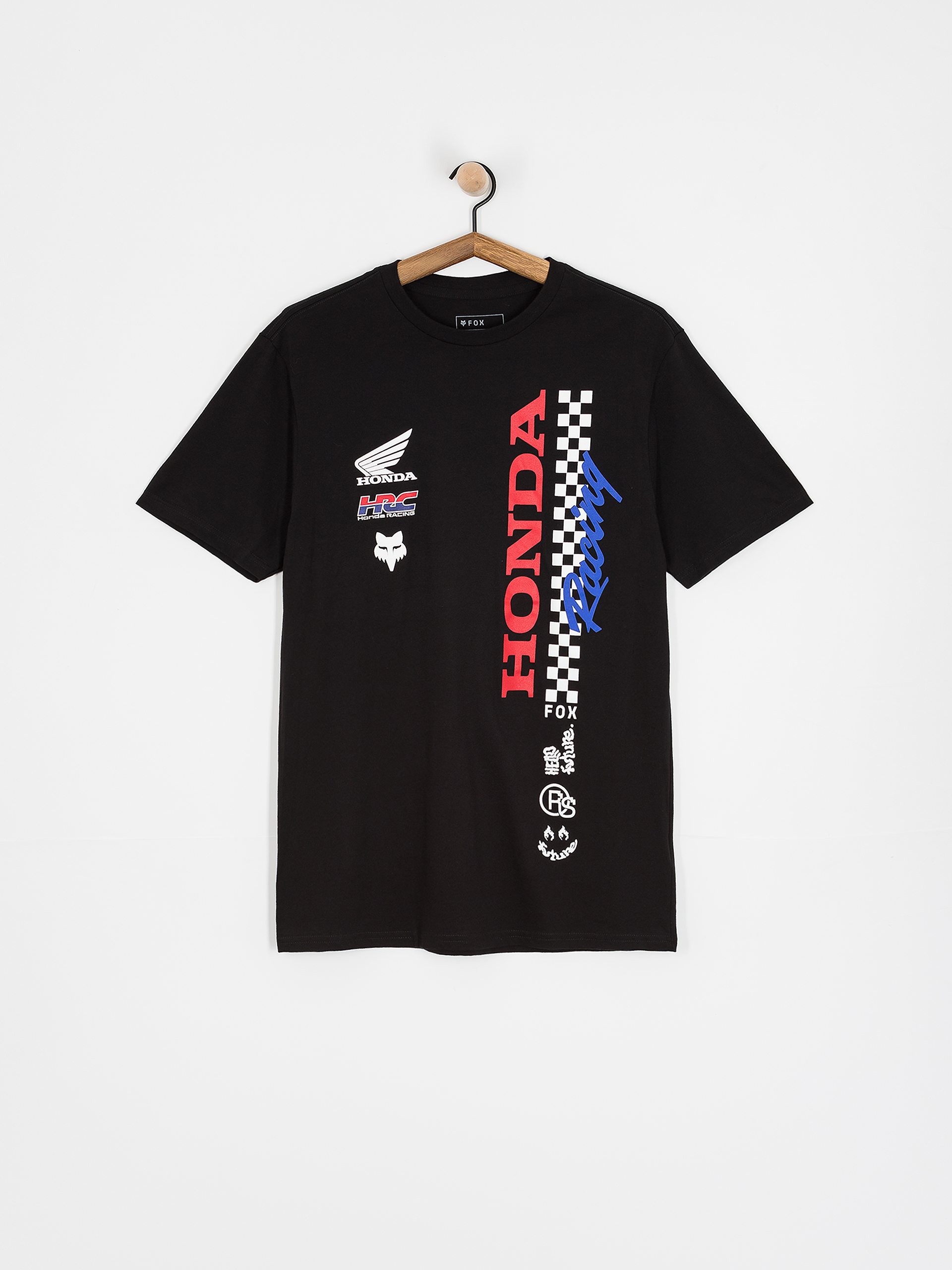 T-shirt Fox Honda - czarny (black)