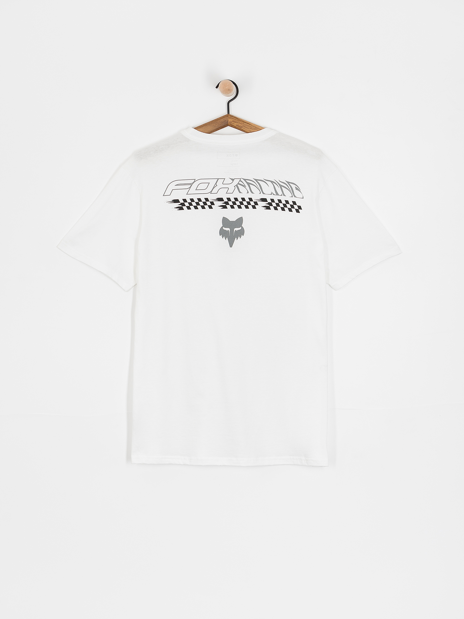 T-shirt Fox Checkered (optic white)