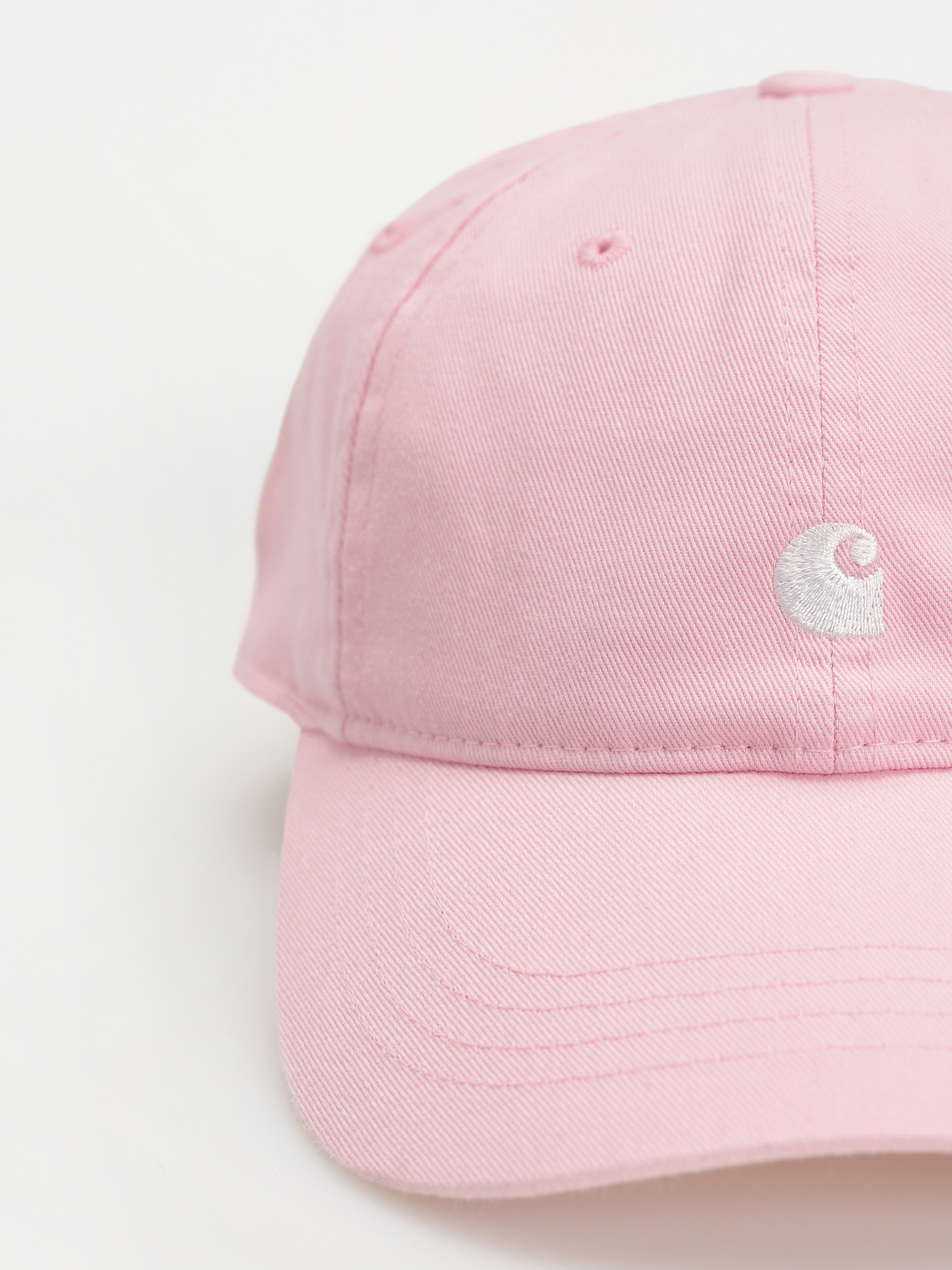 Czapka z daszkiem Carhartt WIP Madison Logo Wmn (air pink/white)