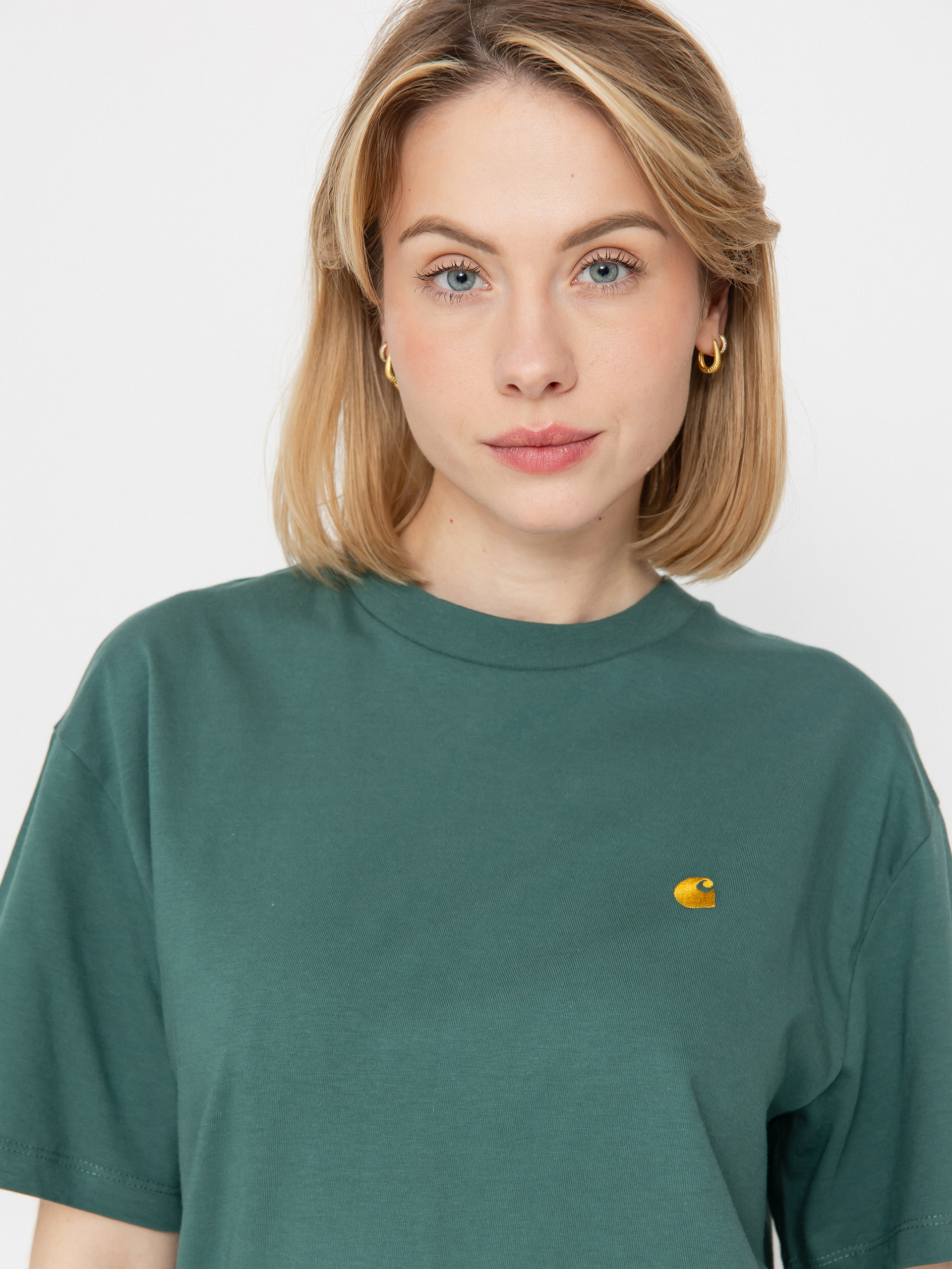T-shirt Carhartt WIP Chase Wmn (silver pine/gold)