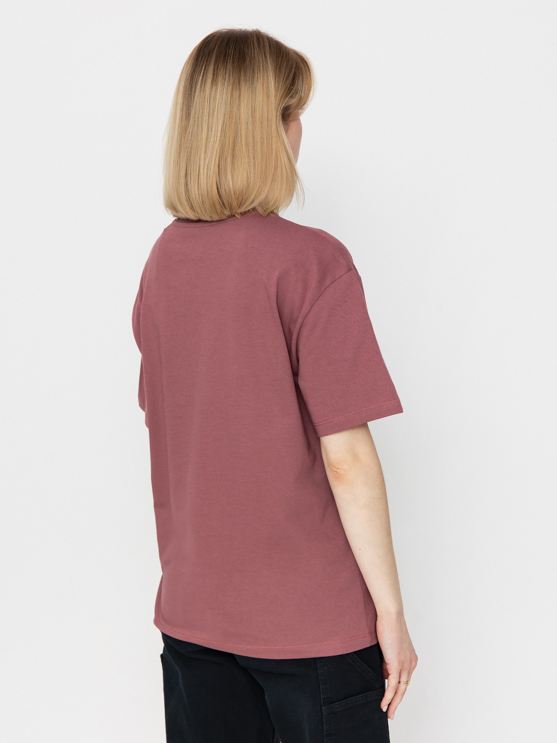 T-shirt Carhartt WIP Chase Wmn (dusky pink/gold)