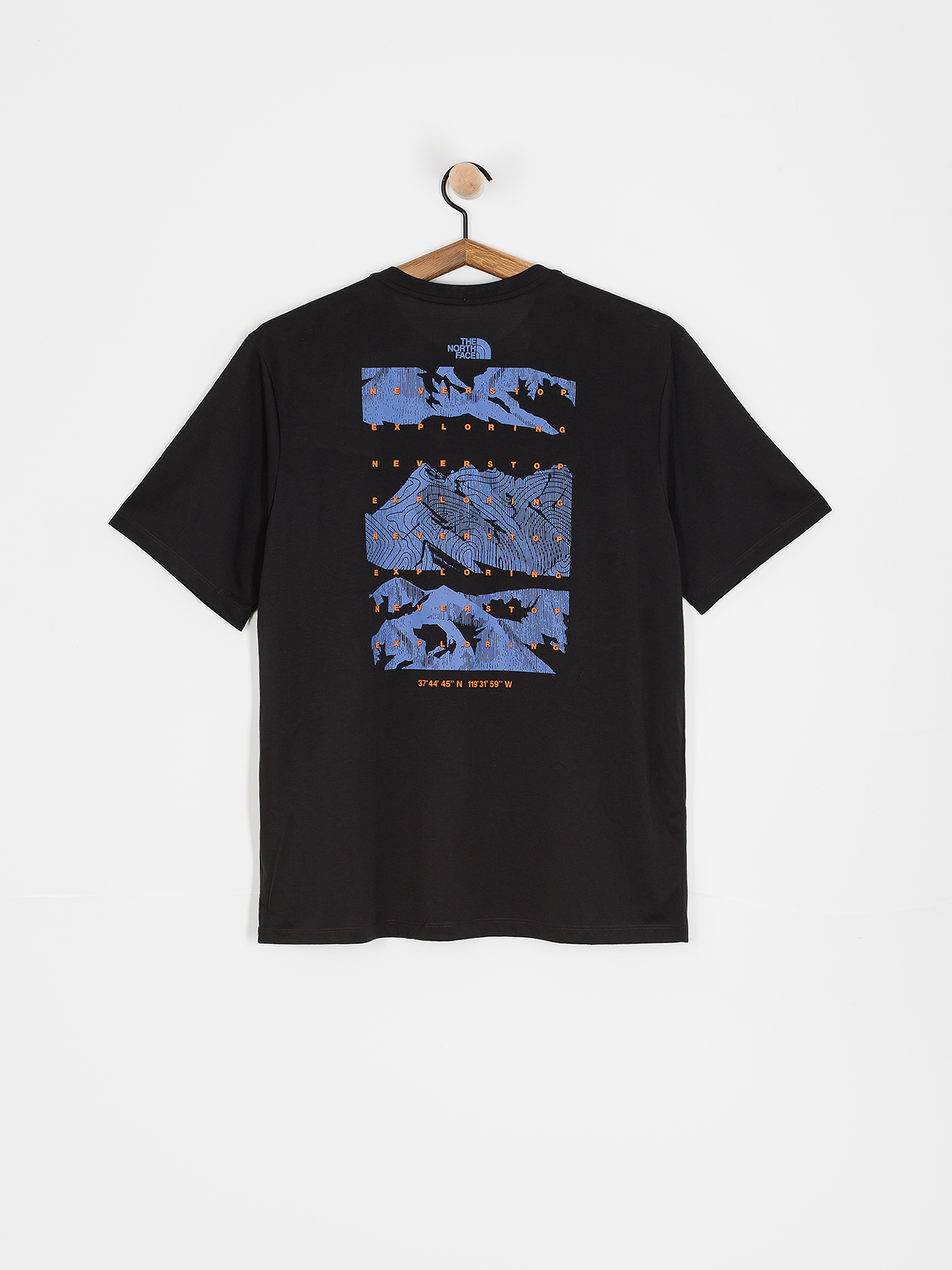 T-shirt The North Face Foundation Mountains Faces - czarny