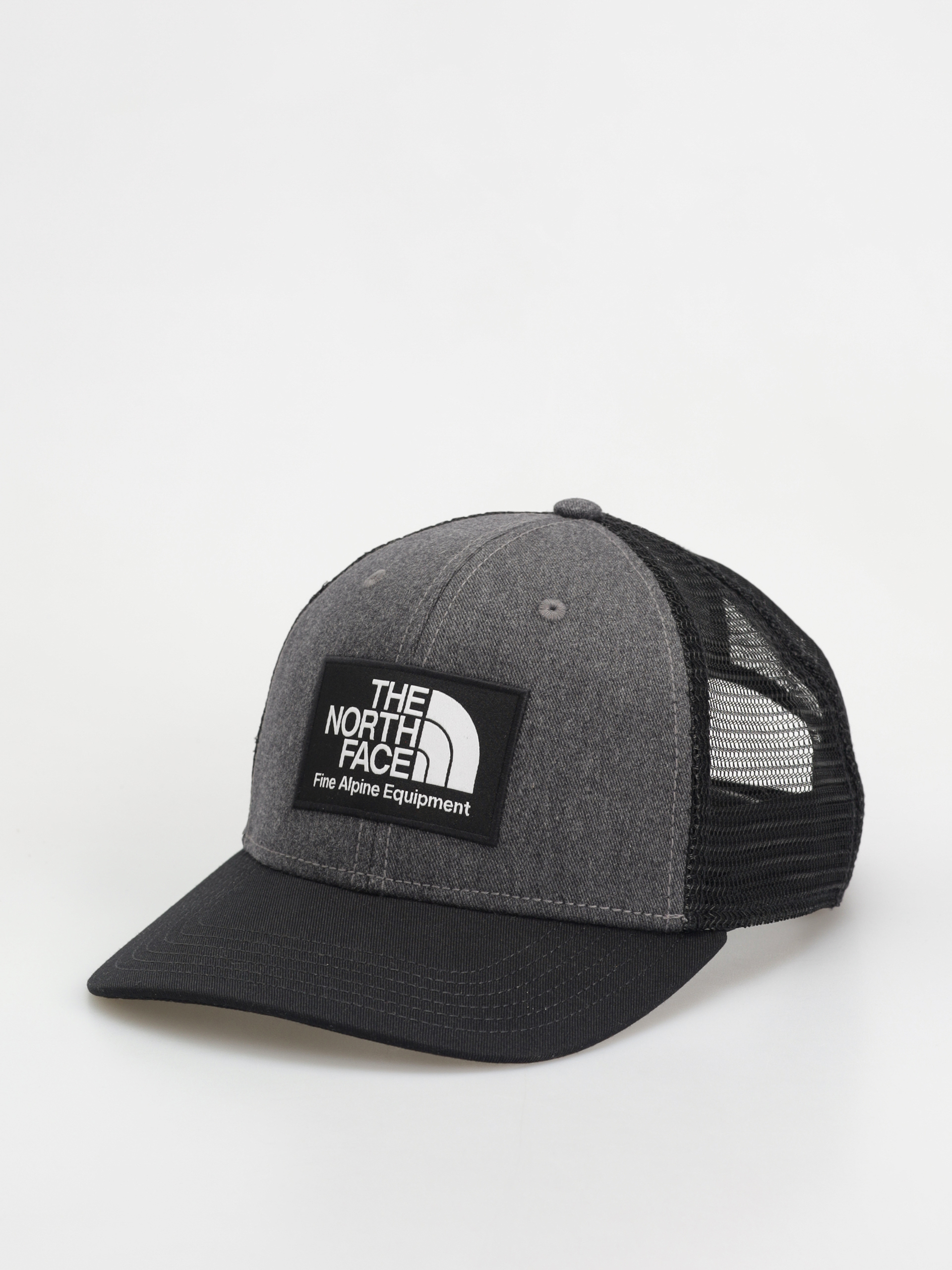 Czapka z daszkiem The North Face Deep Fit Mudder Trucker (tnf black/tnf medium grey heather)