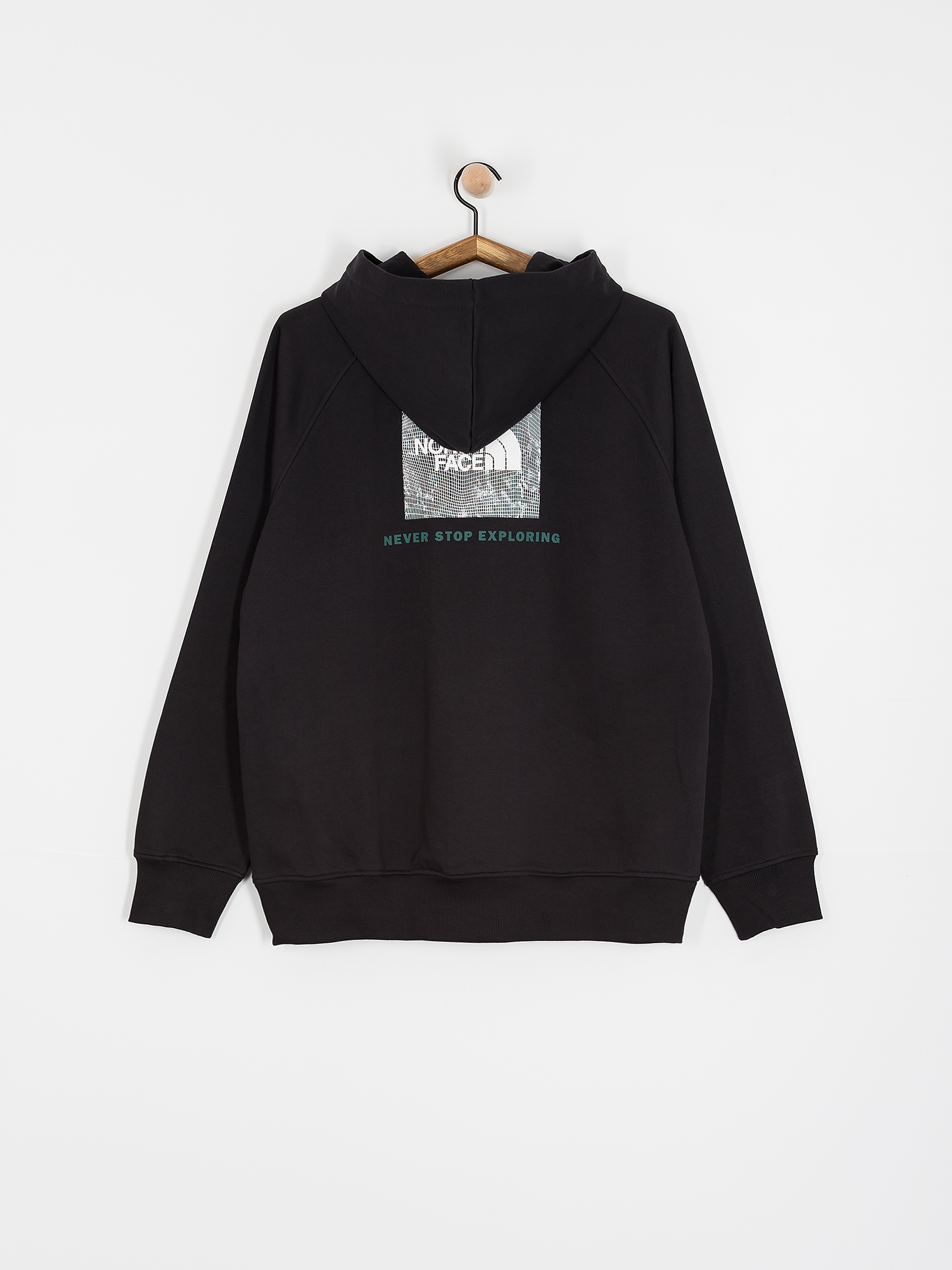 Bluza z kapturem The North Face Raglan Box Nse Tailgrid Infill HD (tnf black/deep nori tra)
