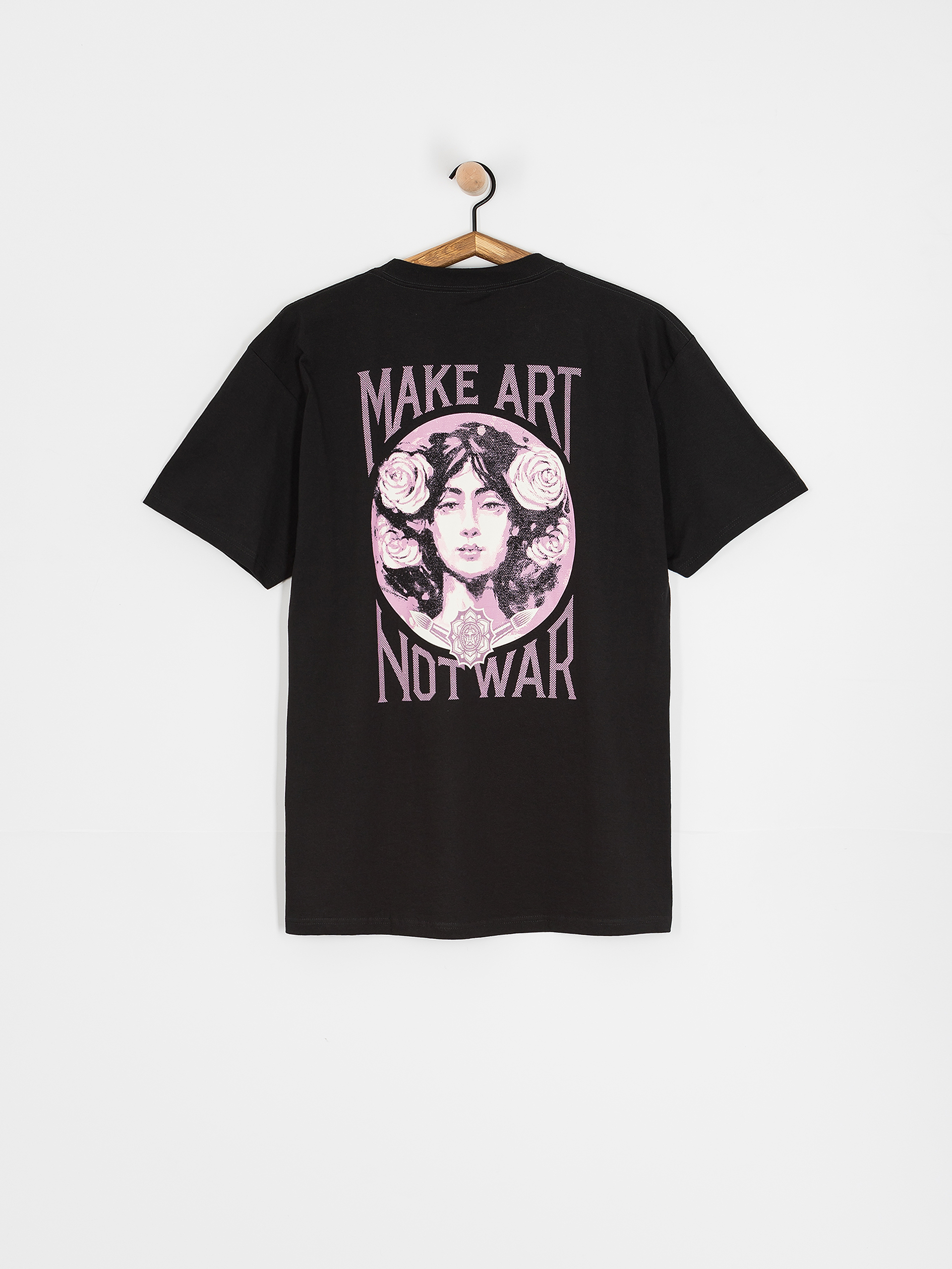 T-shirt OBEY Make Art Not War (black)