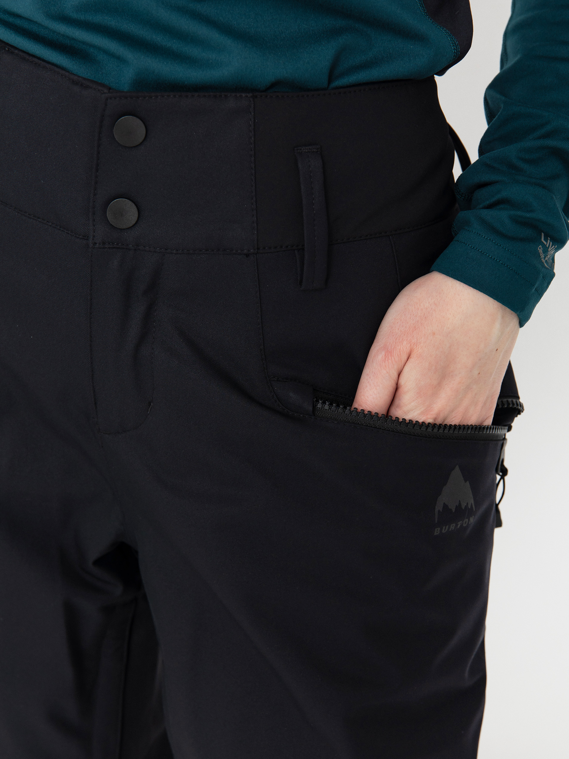 Damskie Spodnie snowboardowe Burton Marcy High Rise High Stretch (true black)