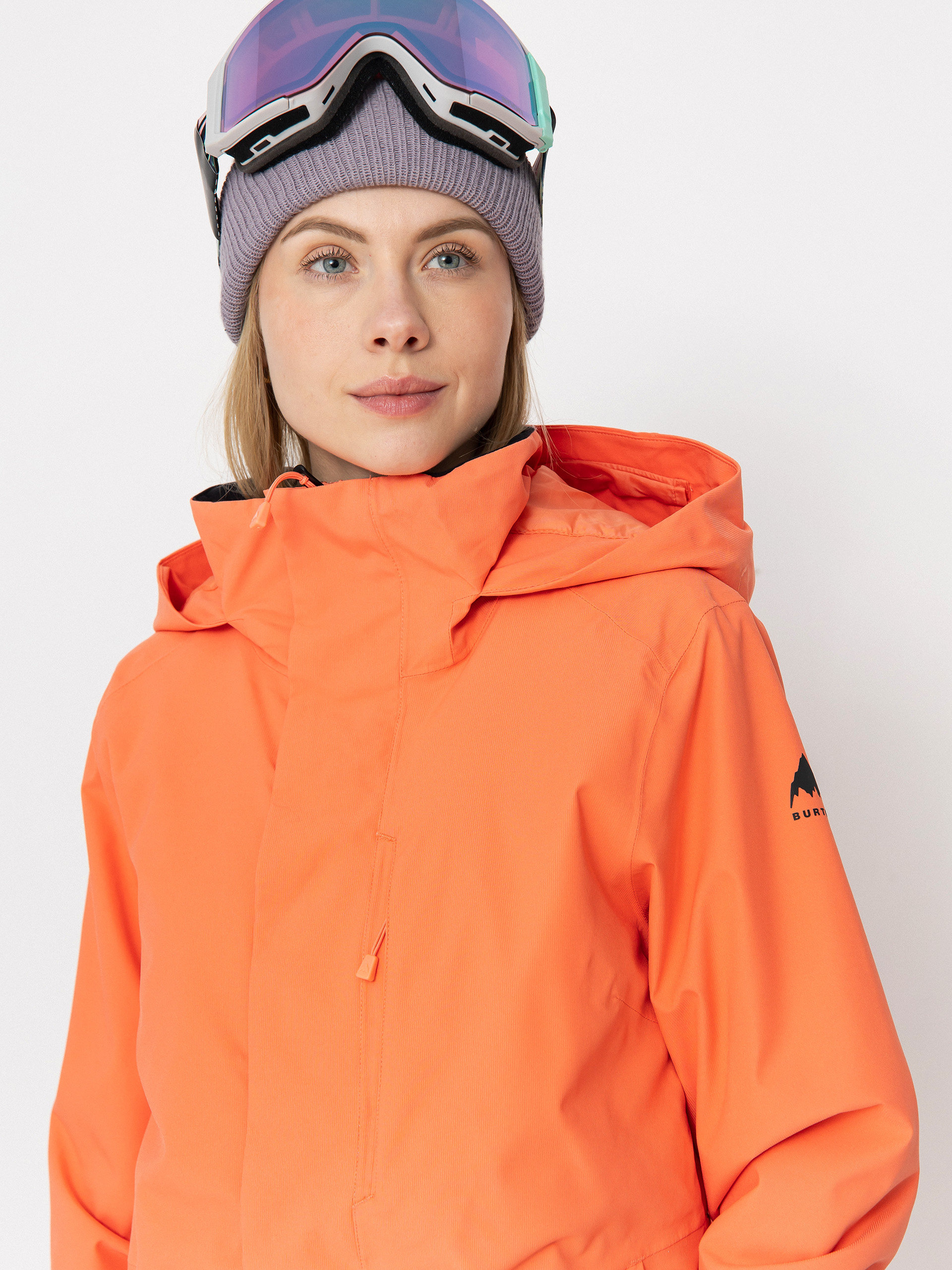 Kurtka snowboardowa Burton Jet Ridge Wmn - pomarańczowy (peach echo)