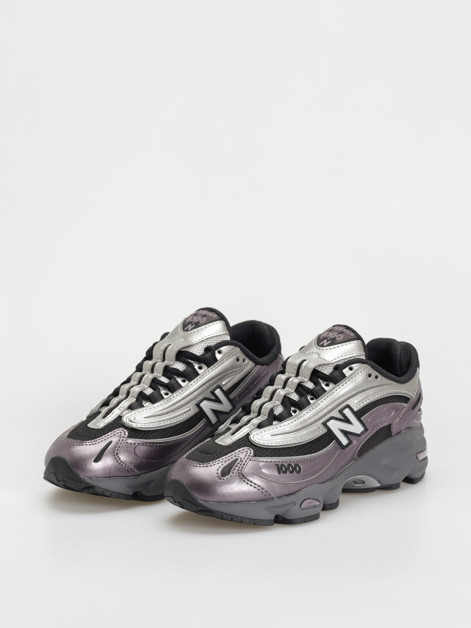 Buty New Balance 1000 - czarny, srebrny (dark ice wine)
