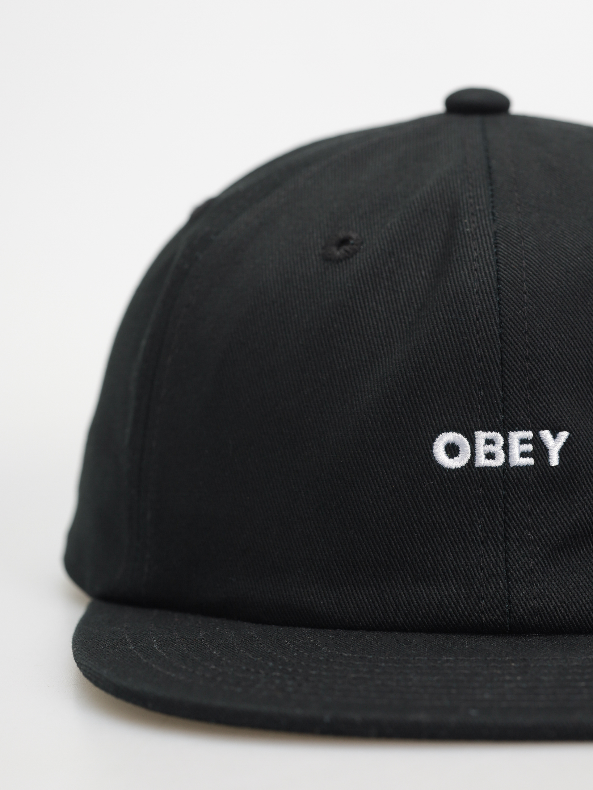 Czapka z daszkiem OBEY Bold Twill 6 Panel (black)
