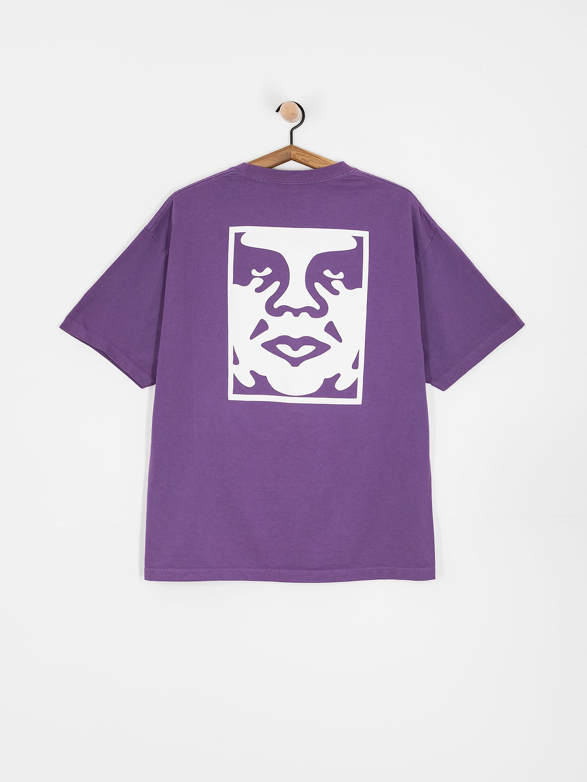 T-shirt OBEY Bold Icon Face (pigment imperial purple)