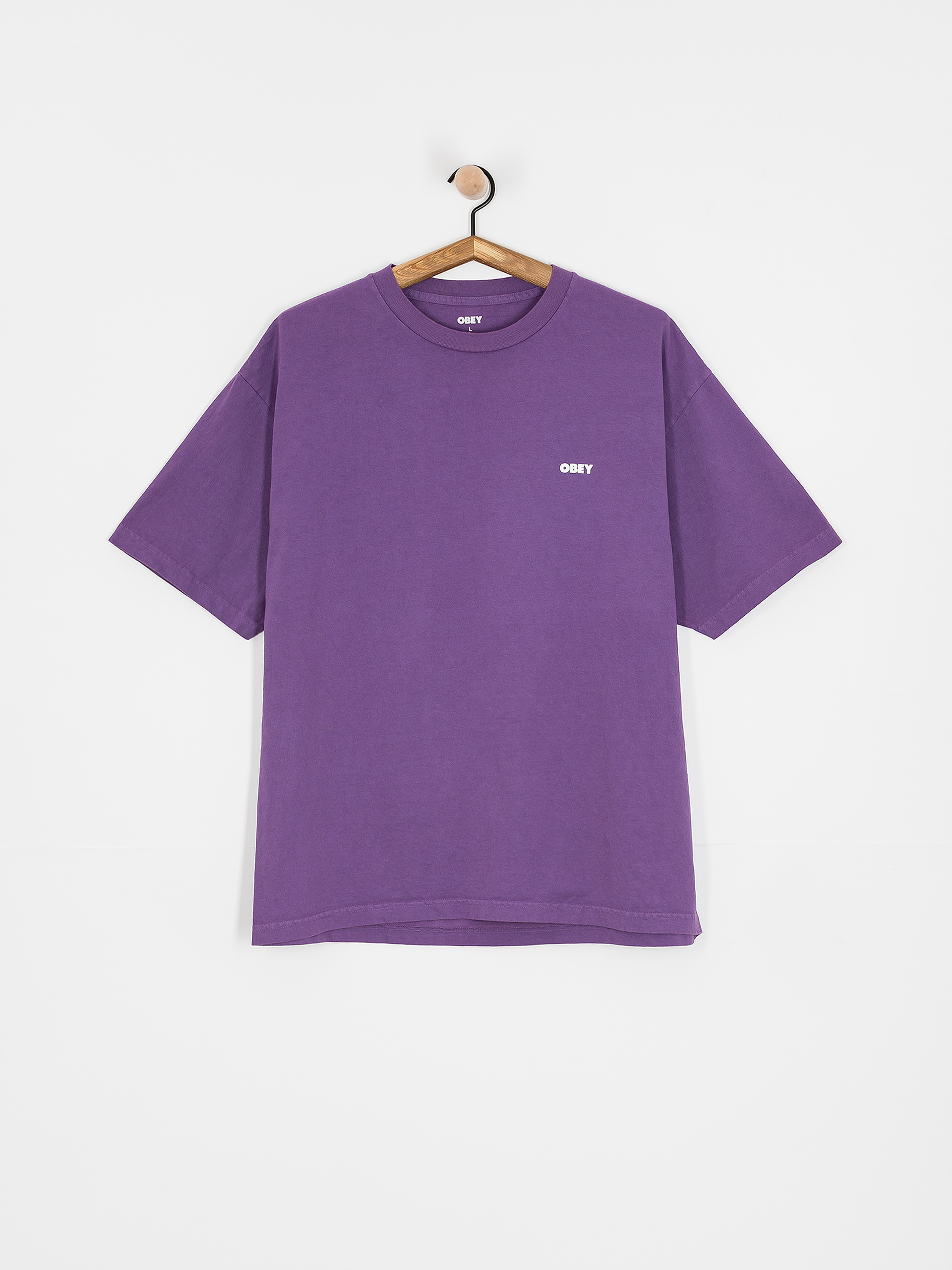 T-shirt OBEY Bold Icon Face (pigment imperial purple)