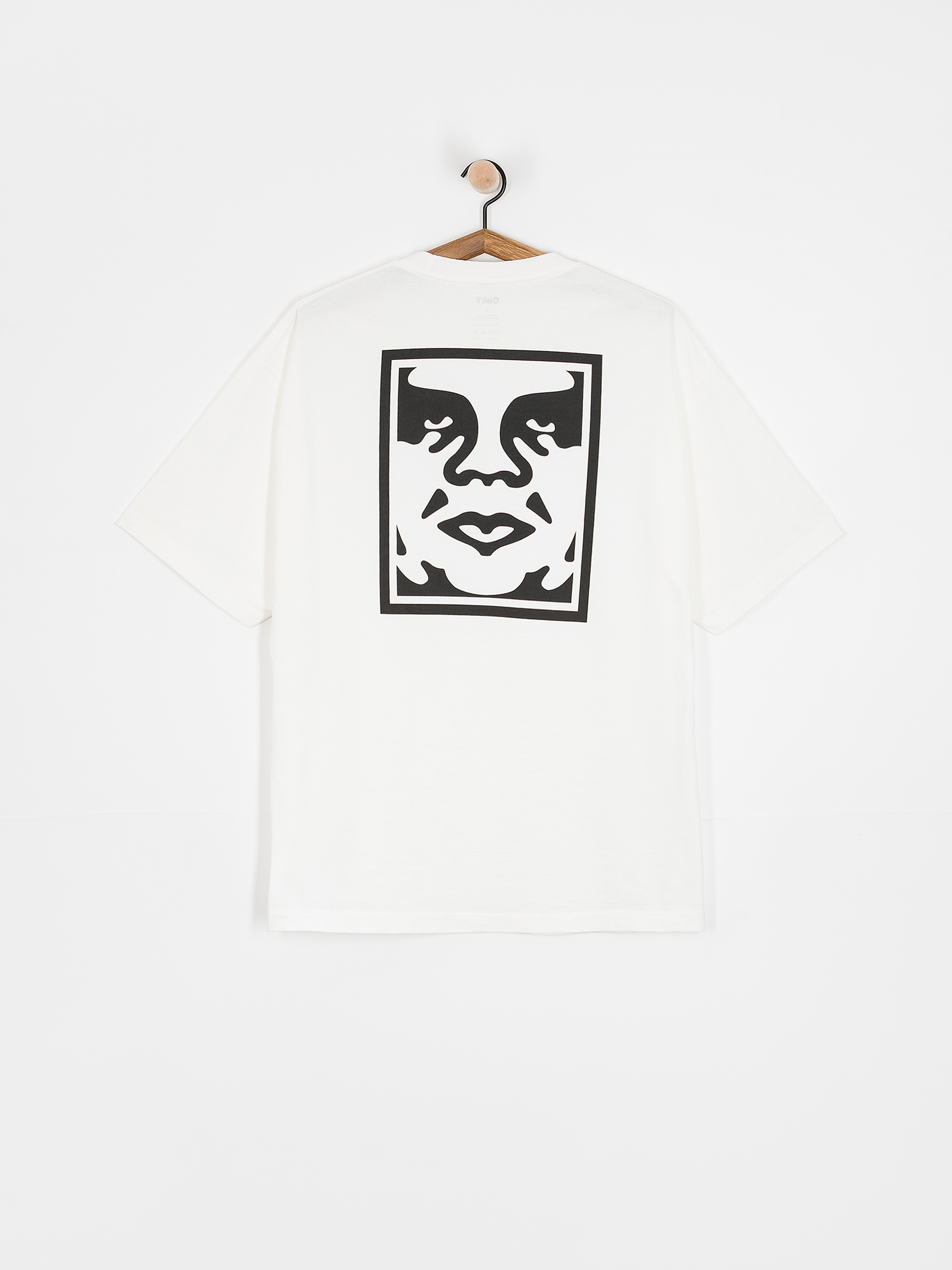 T-shirt OBEY Bold Icon Face (pigment vintage white)