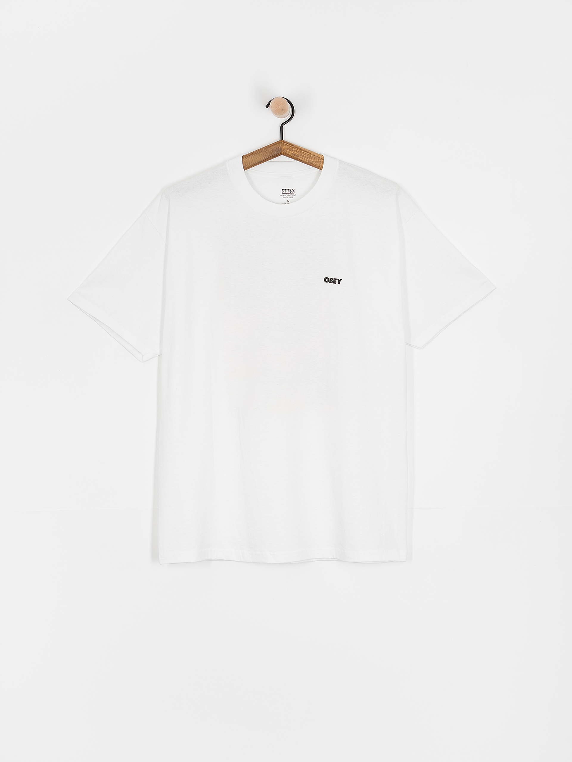 T-shirt OBEY Icon Stencil Flame (white)