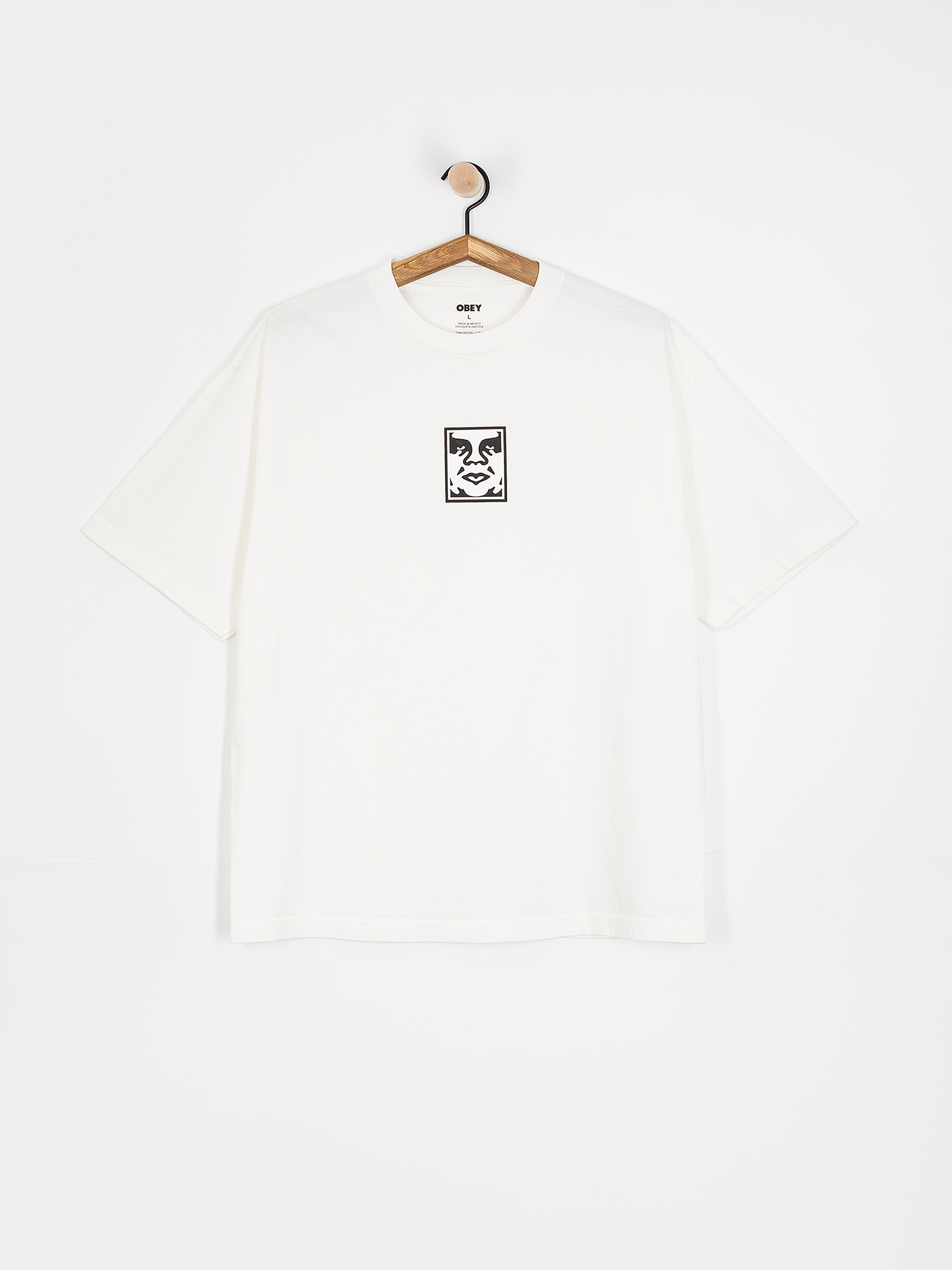 T-shirt OBEY Icon Face (pigment vintage white)