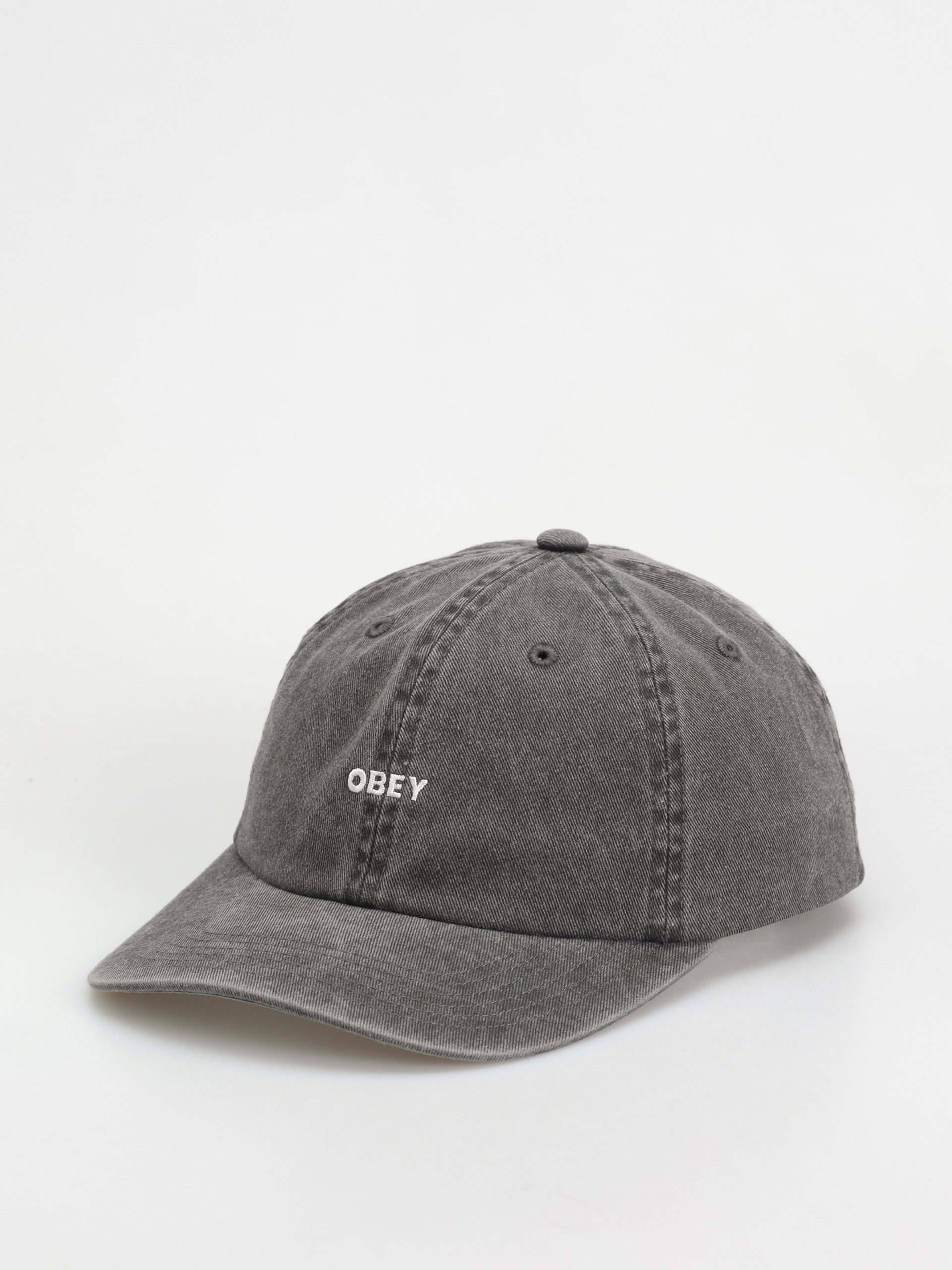 Czapka z daszkiem OBEY Pigment Bold 6 Panel (pigment black)