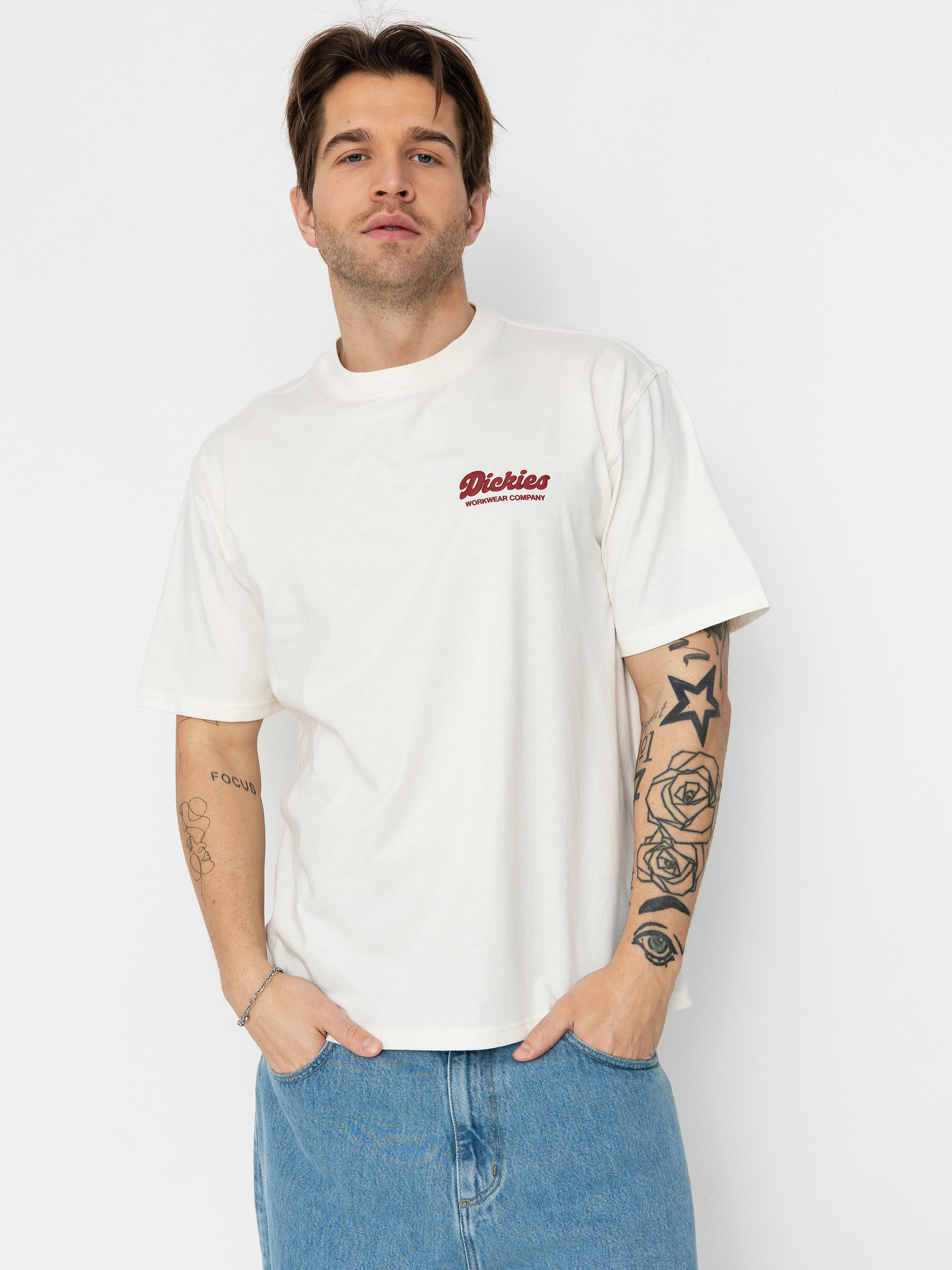 T-shirt Dickies Lewistown (egret)