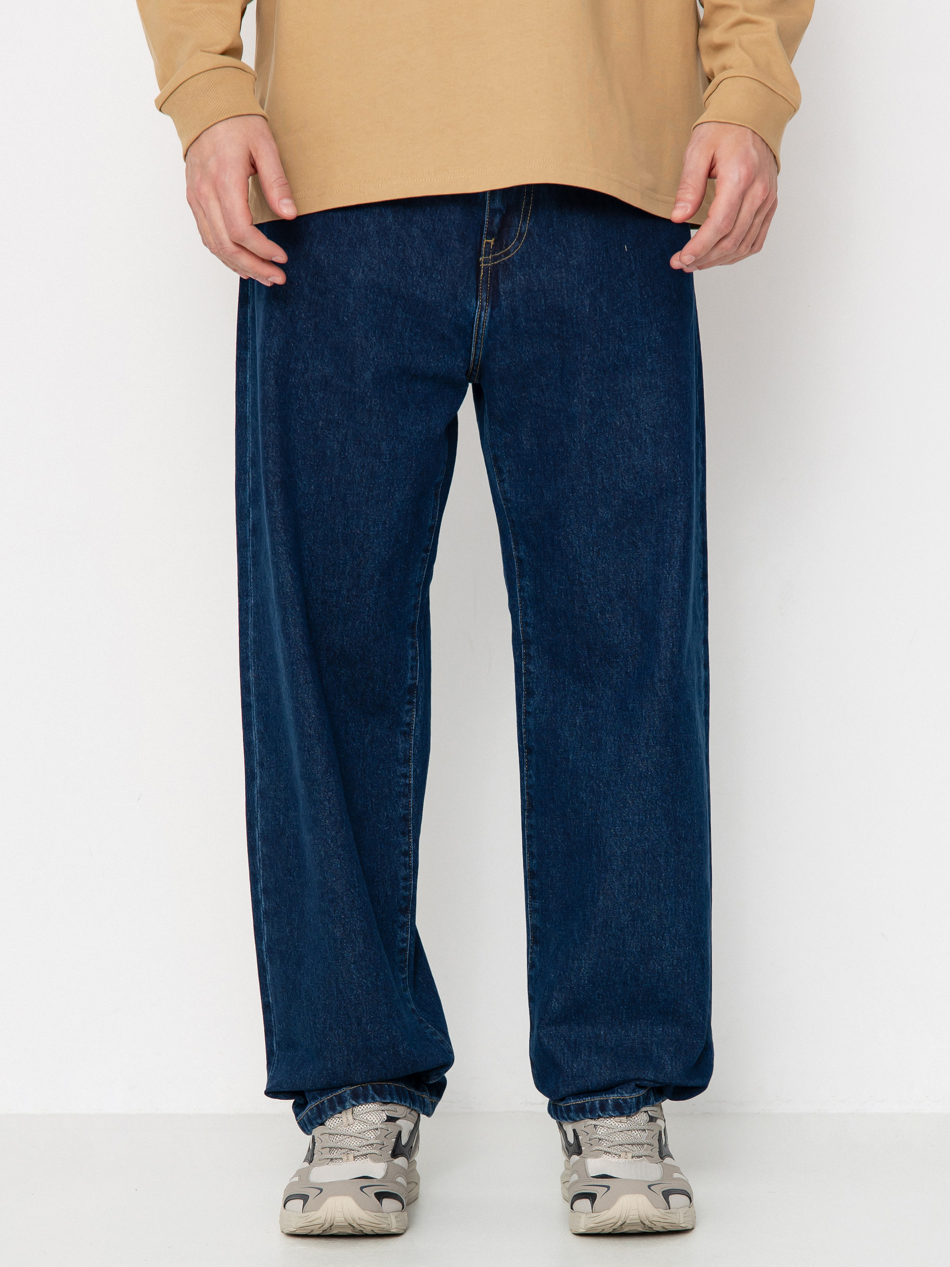 Spodnie Polar Skate Big Boy Jeans - czerwony (red black)