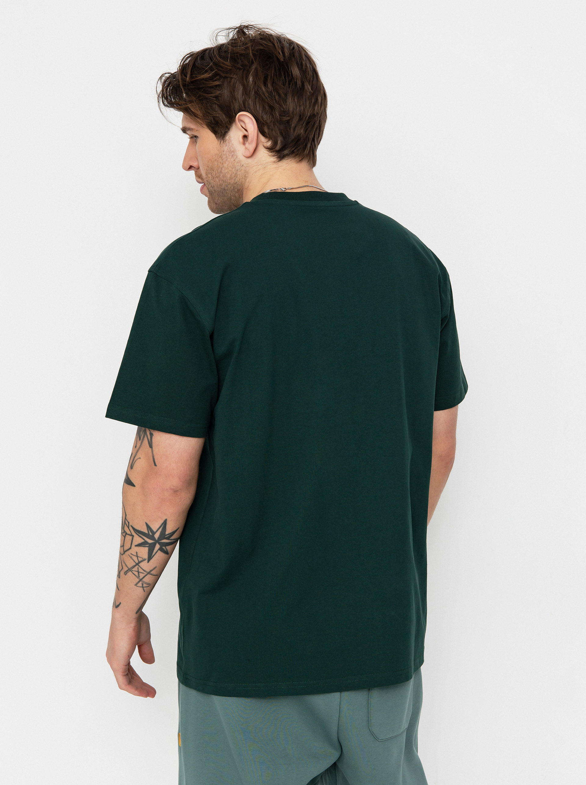 T-shirt Carhartt WIP American Script (conifer)