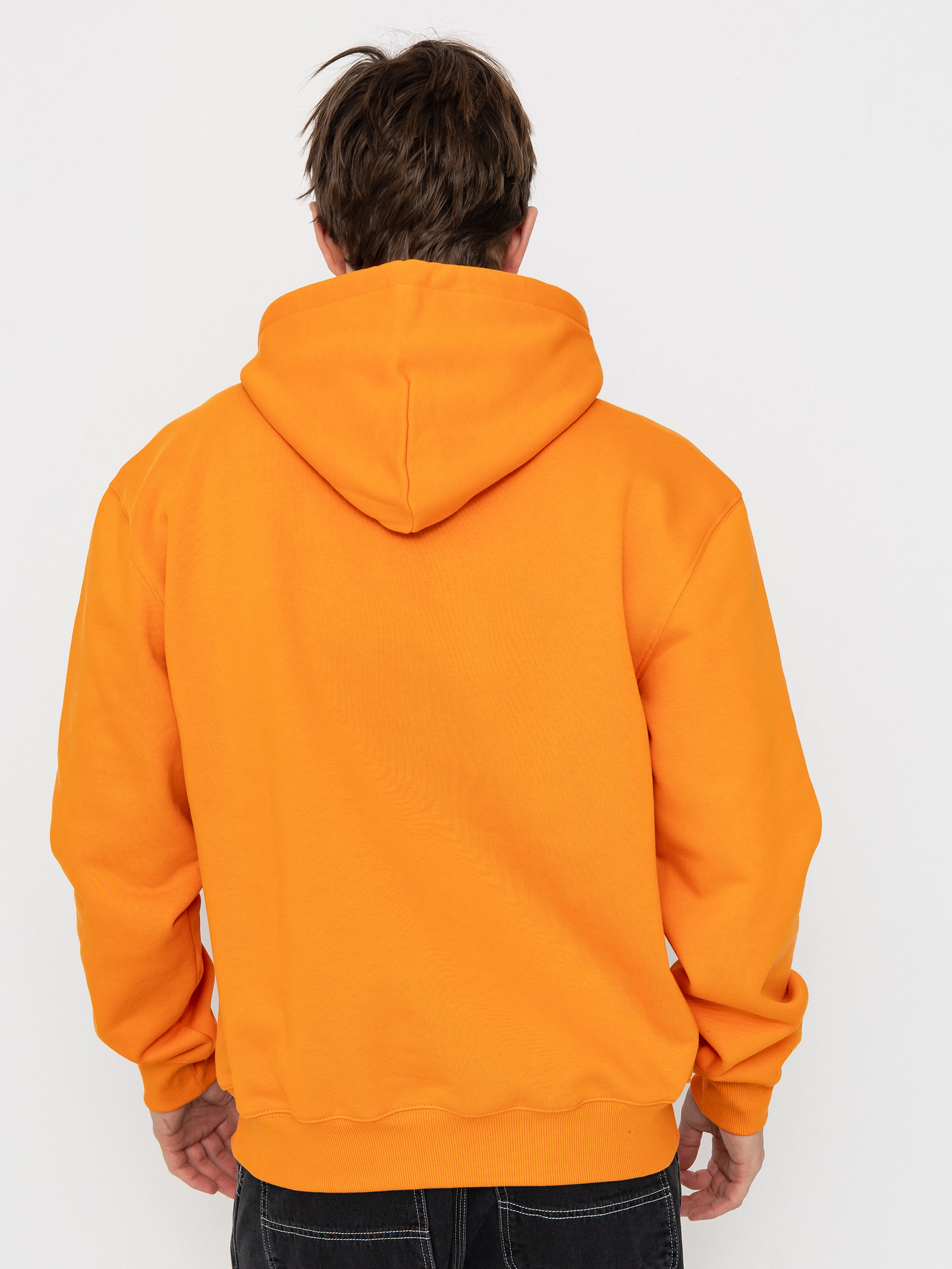 Bluza z kapturem Carhartt WIP Carhartt HD (pumpkin/white)