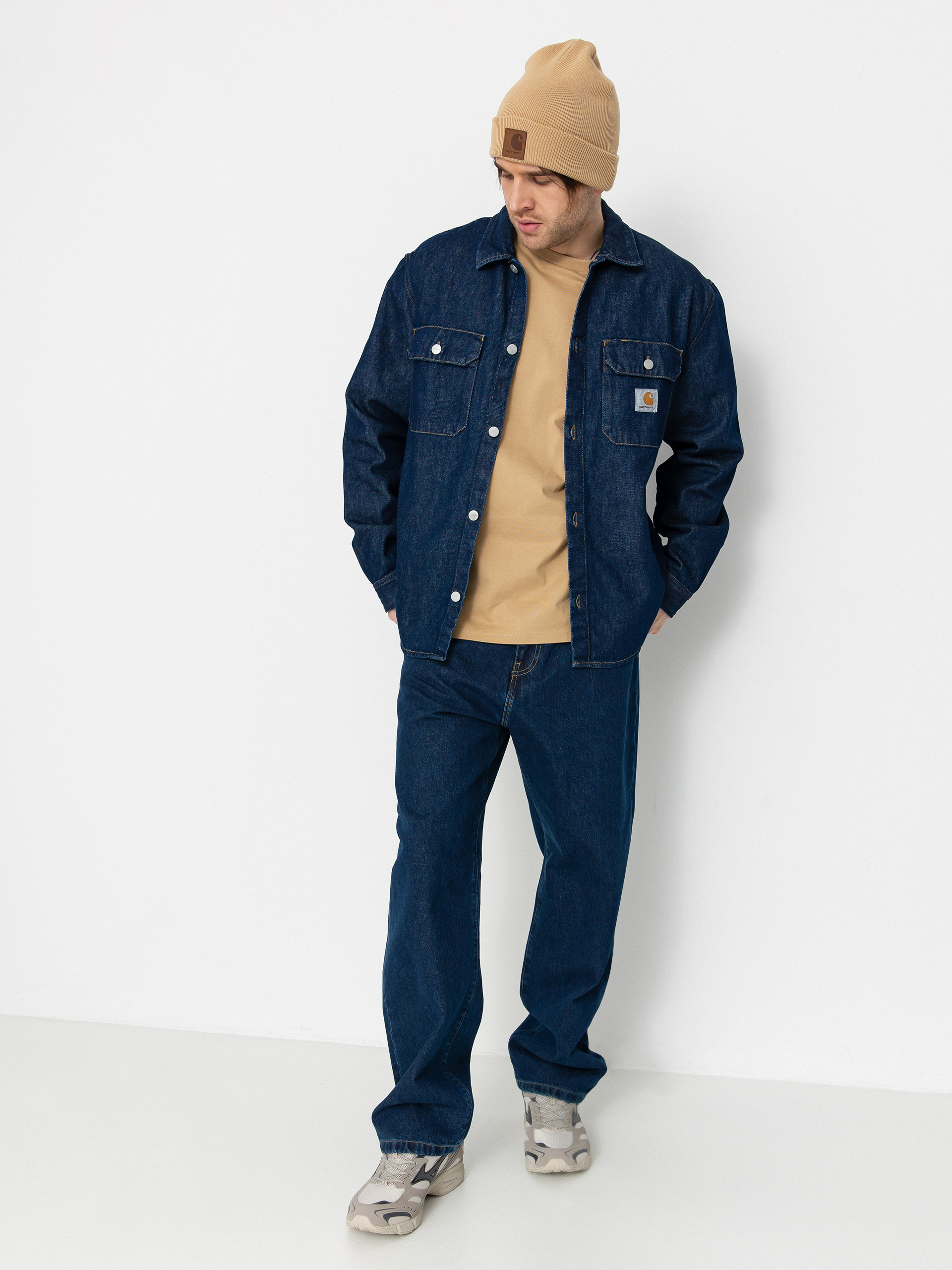 Koszula Carhartt WIP Harvey (blue)