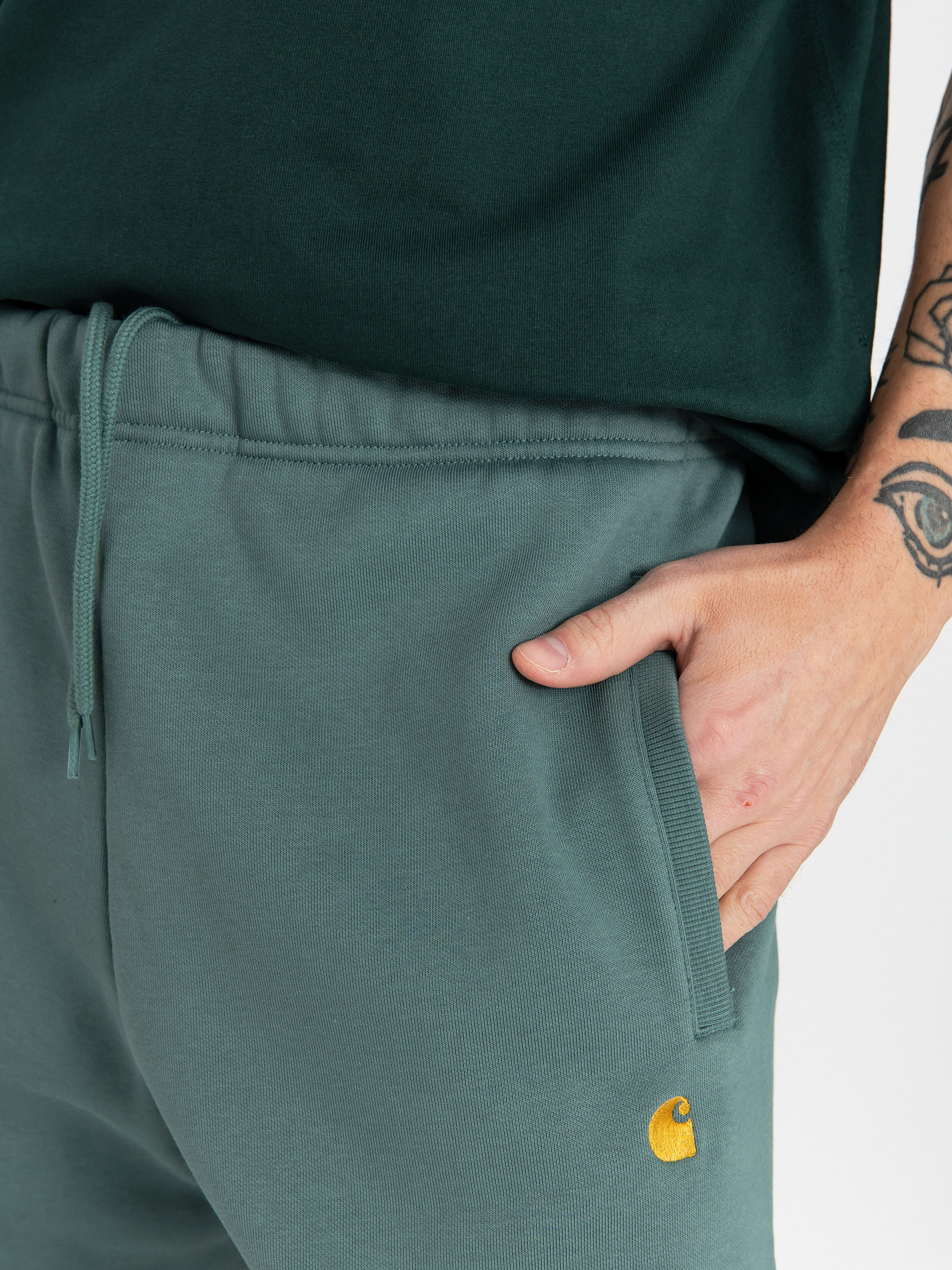 Spodnie Carhartt WIP Chase (silver pine/gold)