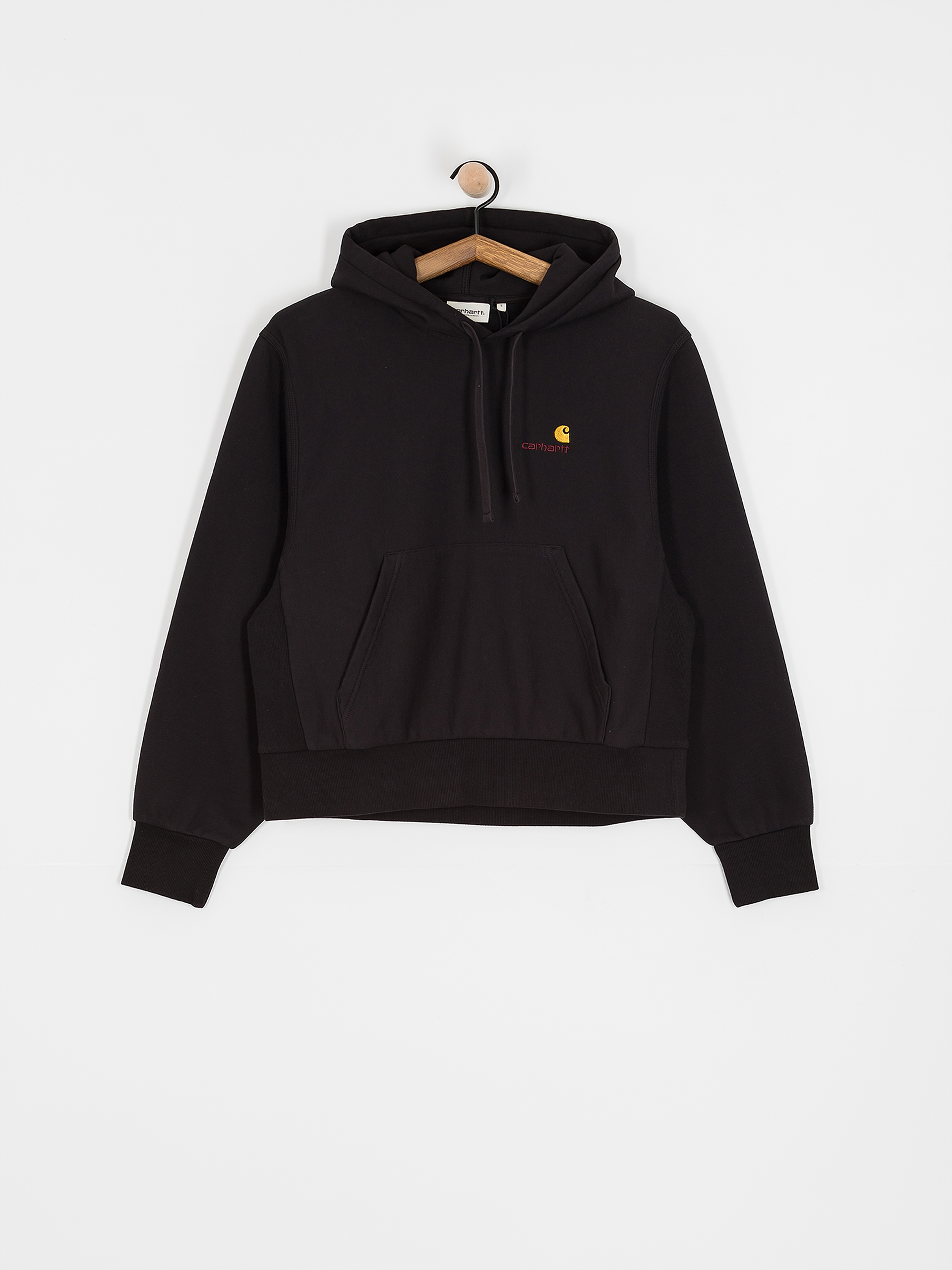 Bluza z kapturem Carhartt WIP American Script HD Wmn (black)