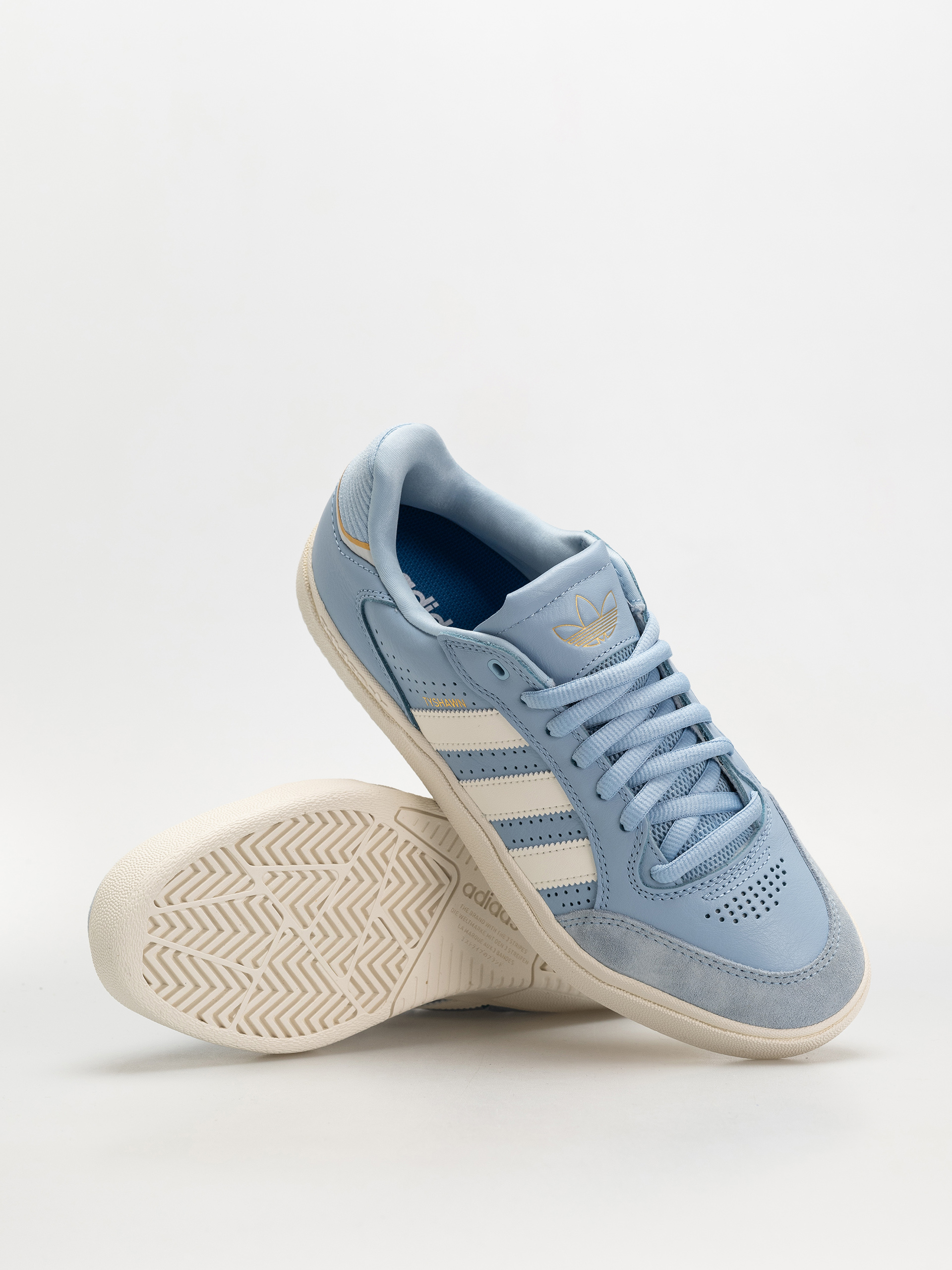 Buty adidas Tyshawn Low (clesky/cwhite/goldmt)