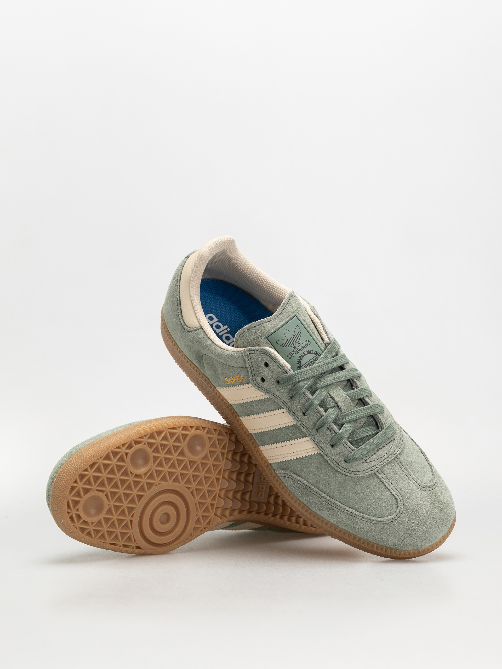Buty adidas Samba Adv (silgrn/wonwhi/goldmt)