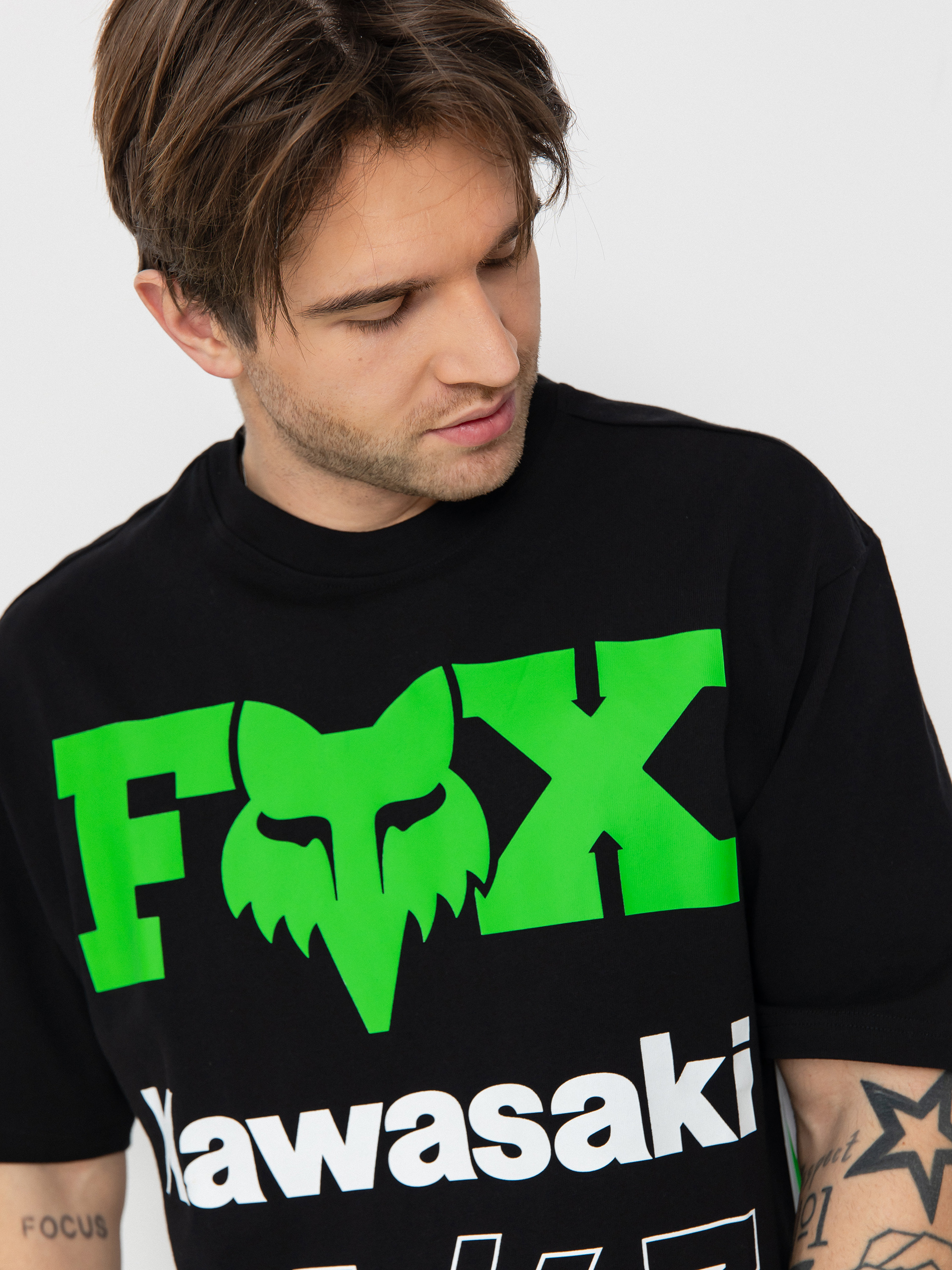 T-shirt Fox Kawi Oversized (black)