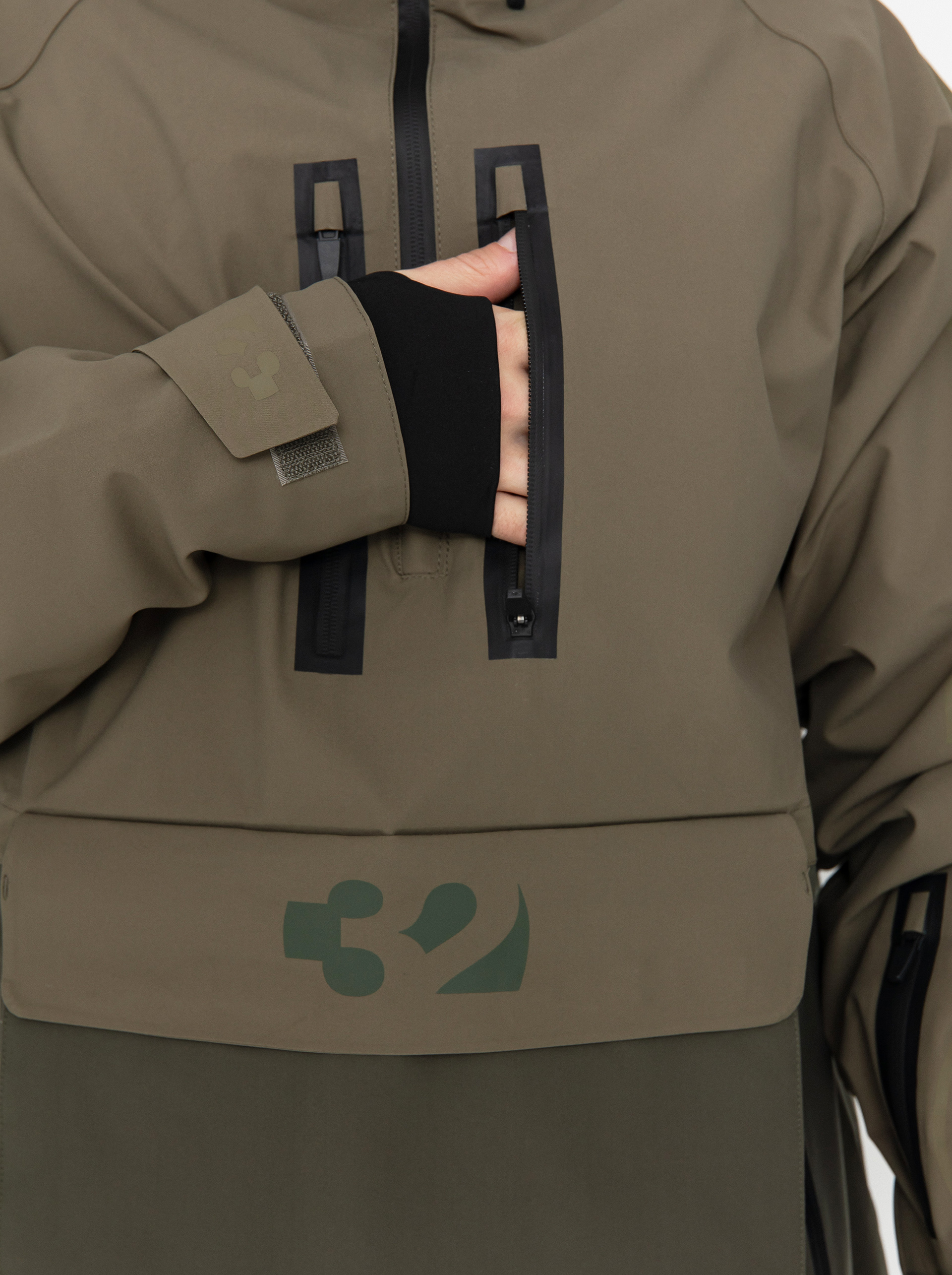 Męska Kurtka snowboardowa ThirtyTwo Light Anorak (military)