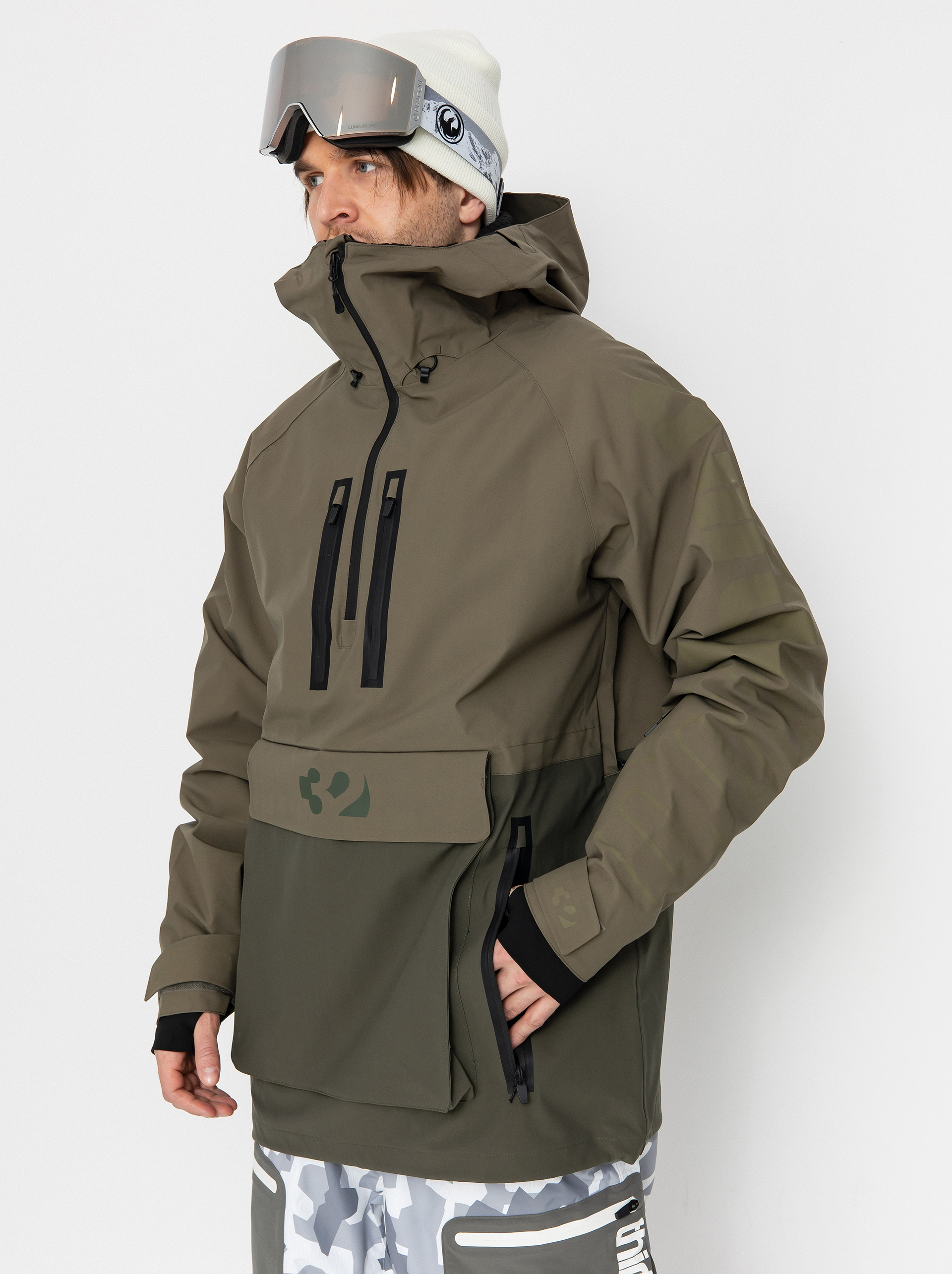 Męska Kurtka snowboardowa ThirtyTwo Light Anorak (military)