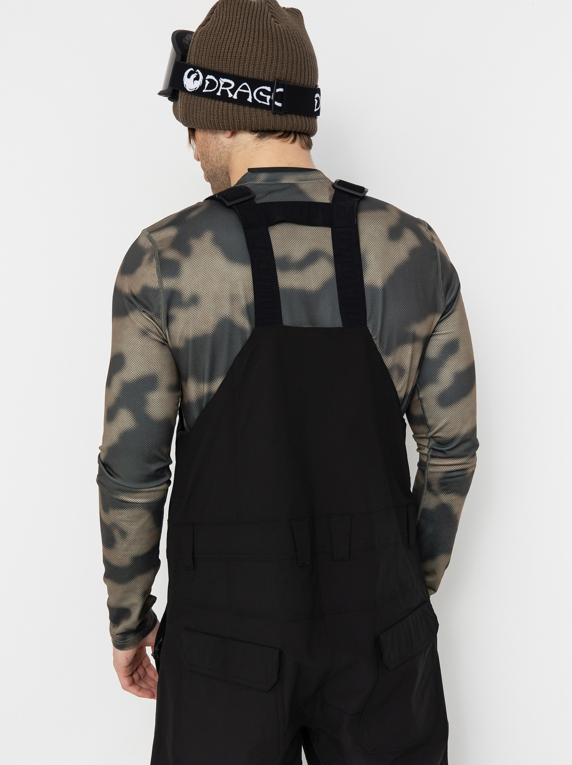 Męskie Spodnie snowboardowe ThirtyTwo Basement Bib (black)