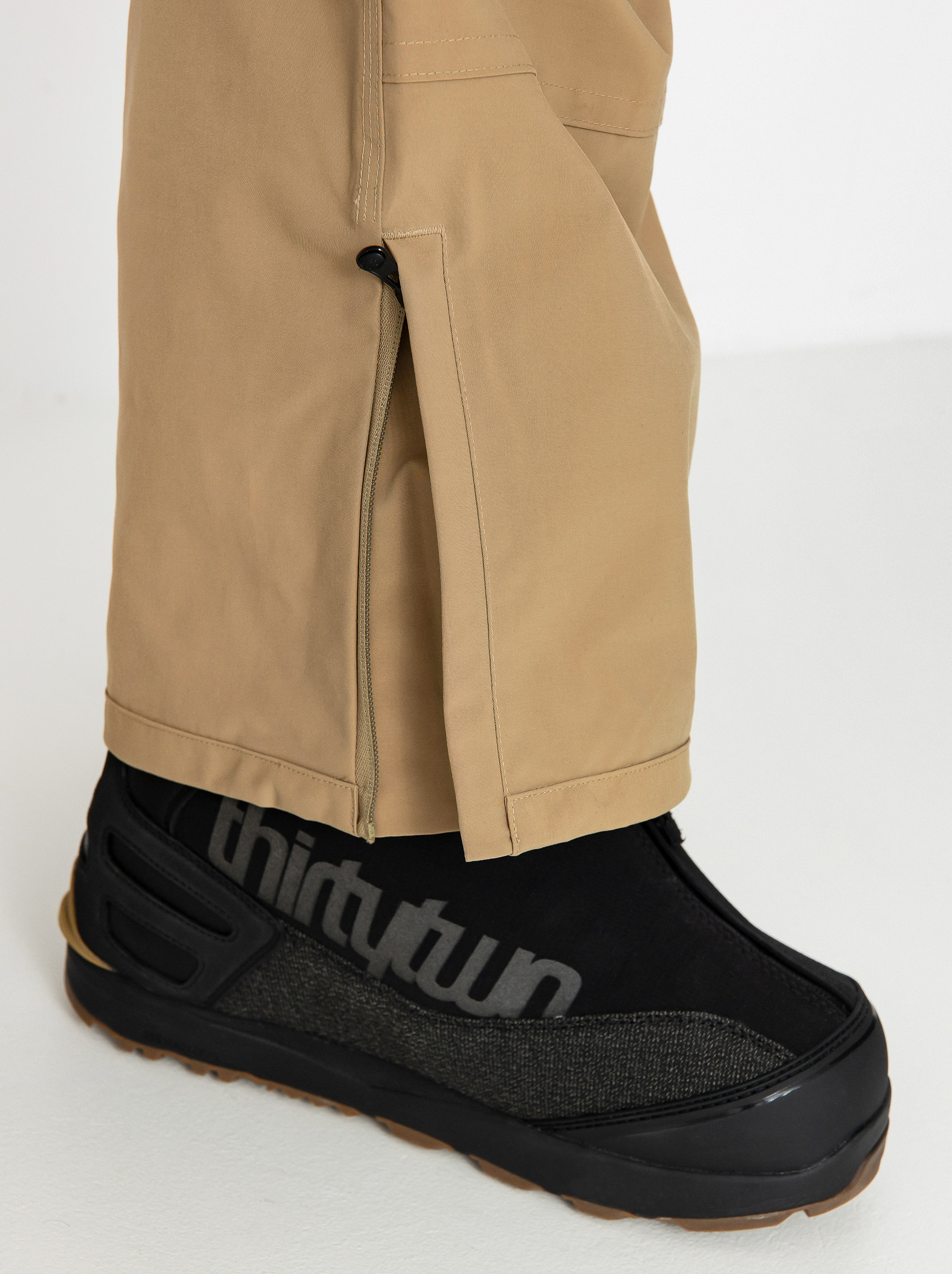 Męskie Spodnie snowboardowe ThirtyTwo Basement Bib (khaki)