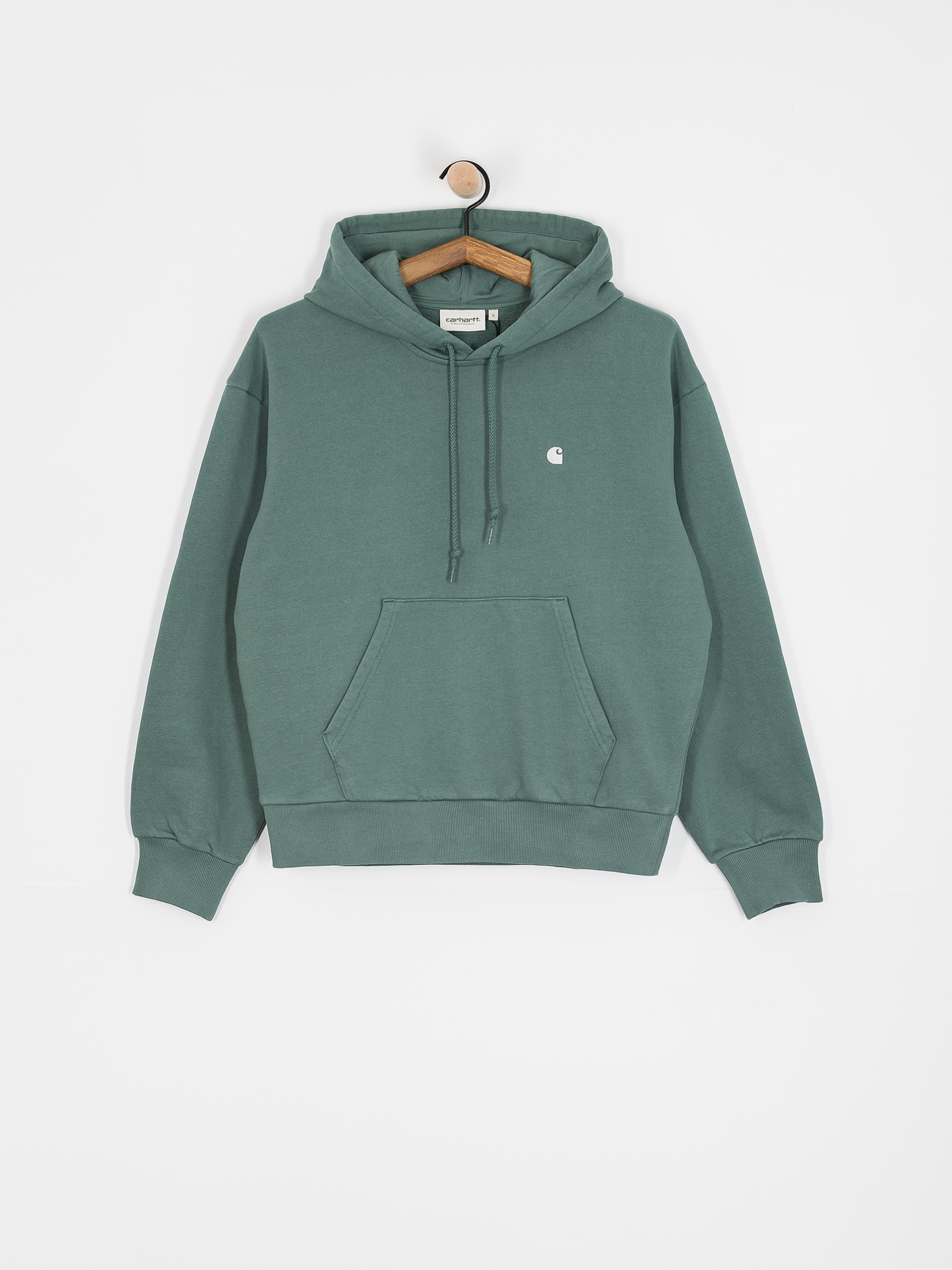 Bluza z kapturem Carhartt WIP Casey HD Wmn (silver pine/silver)