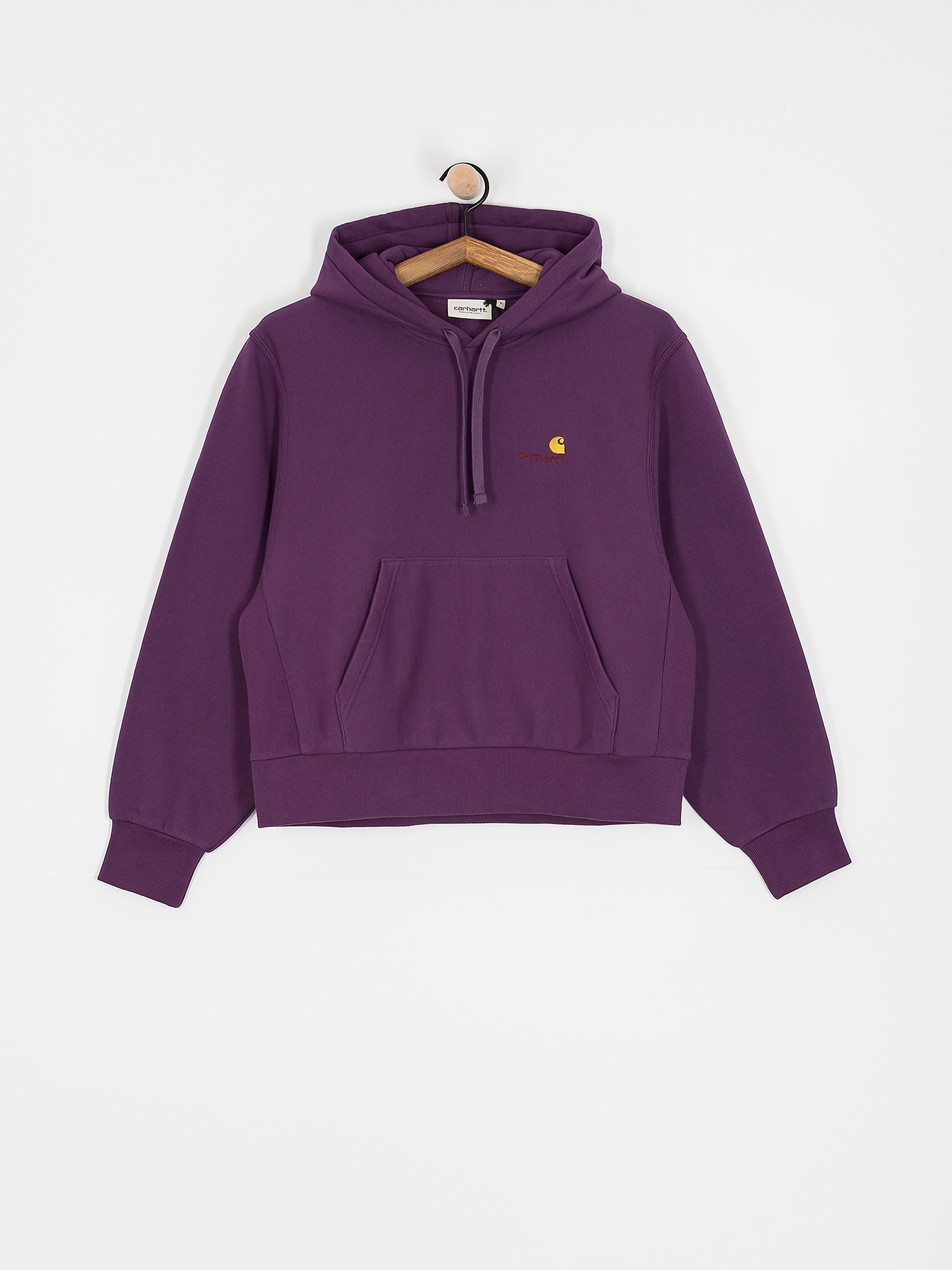 Bluza z kapturem Carhartt WIP American Script HD Wmn (huckleberry)