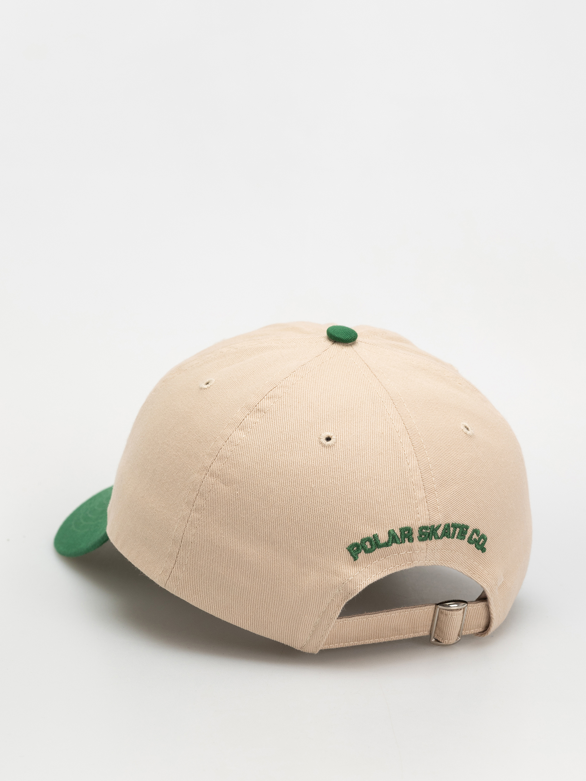 Czapka z daszkiem Polar Skate Sai Stroke Logo (ecru/green)