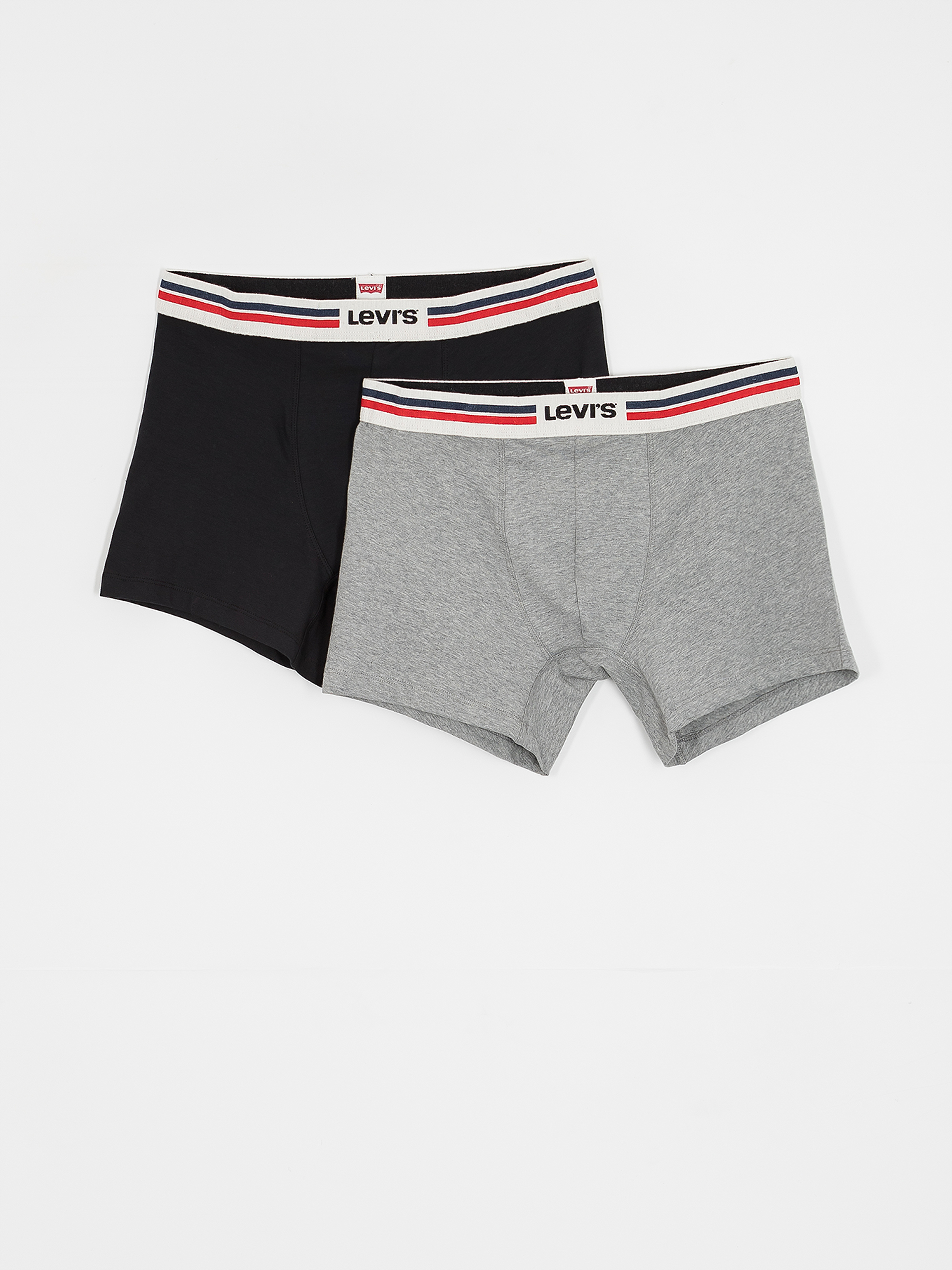 Bokserki Levi's® Sportswear Logo Boxer (mid grey melange/black)